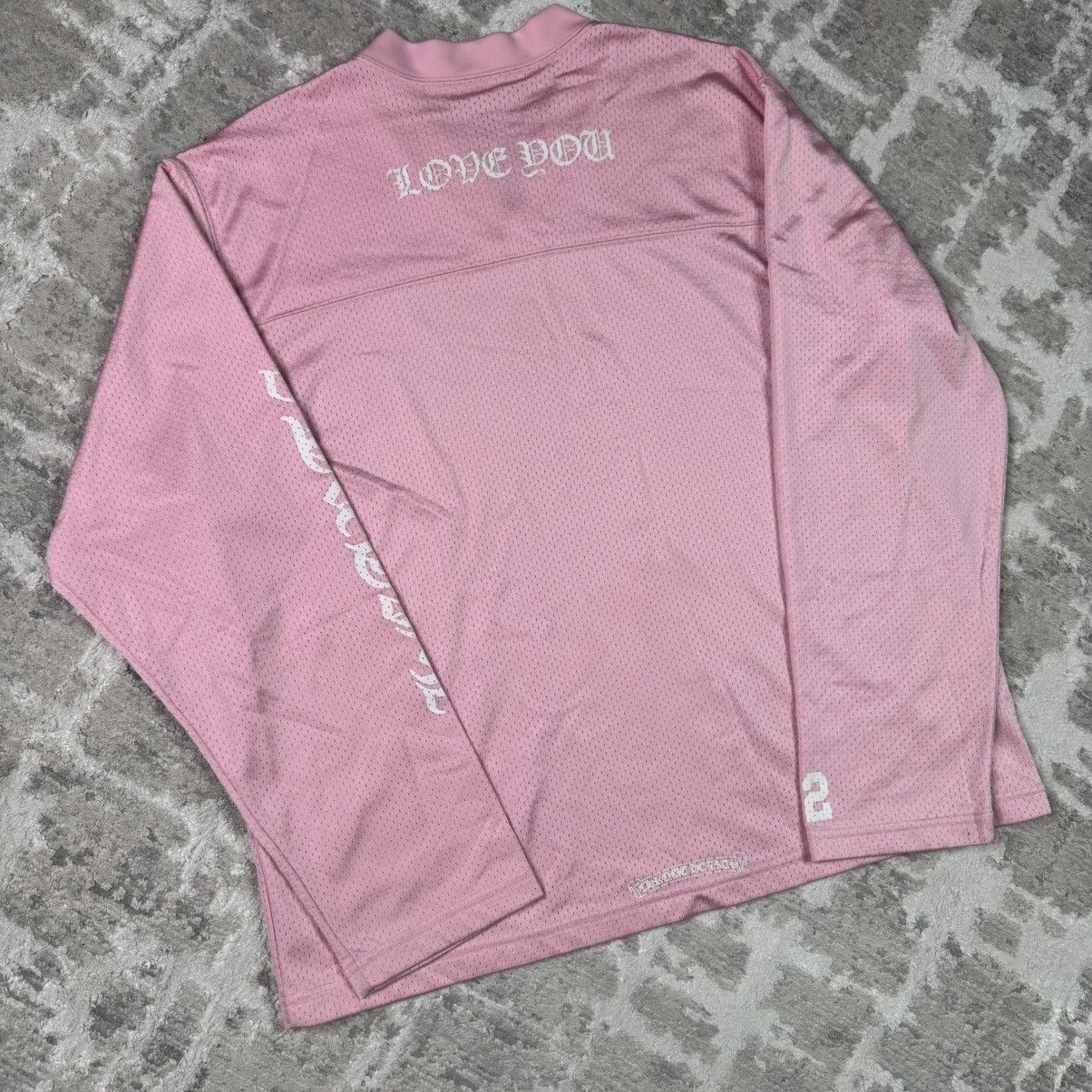 Chrome Hearts Love you mesh long sleeve stadium jersey Size US L / EU 52-54 / 3 - 8 Thumbnail