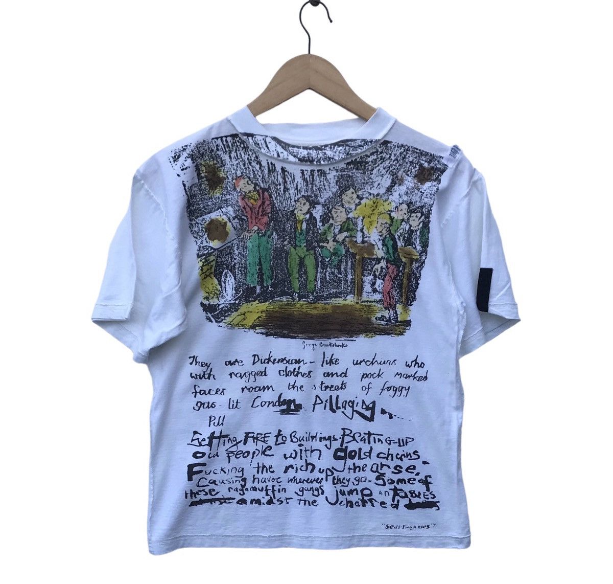 Seditionaries Seditionaries Oliver Twist Anarchy Punk Shirt Size US S / EU 44-46 / 1 - 1 Thumbnail