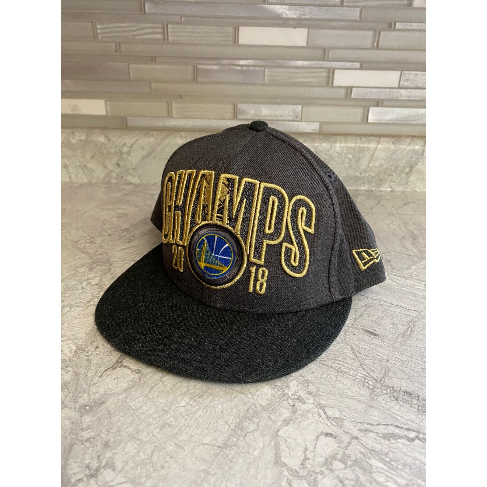 New Era New Golden State Warriors 2018 Champs New Era Snapback Hat Size ONE SIZE - 1 Thumbnail