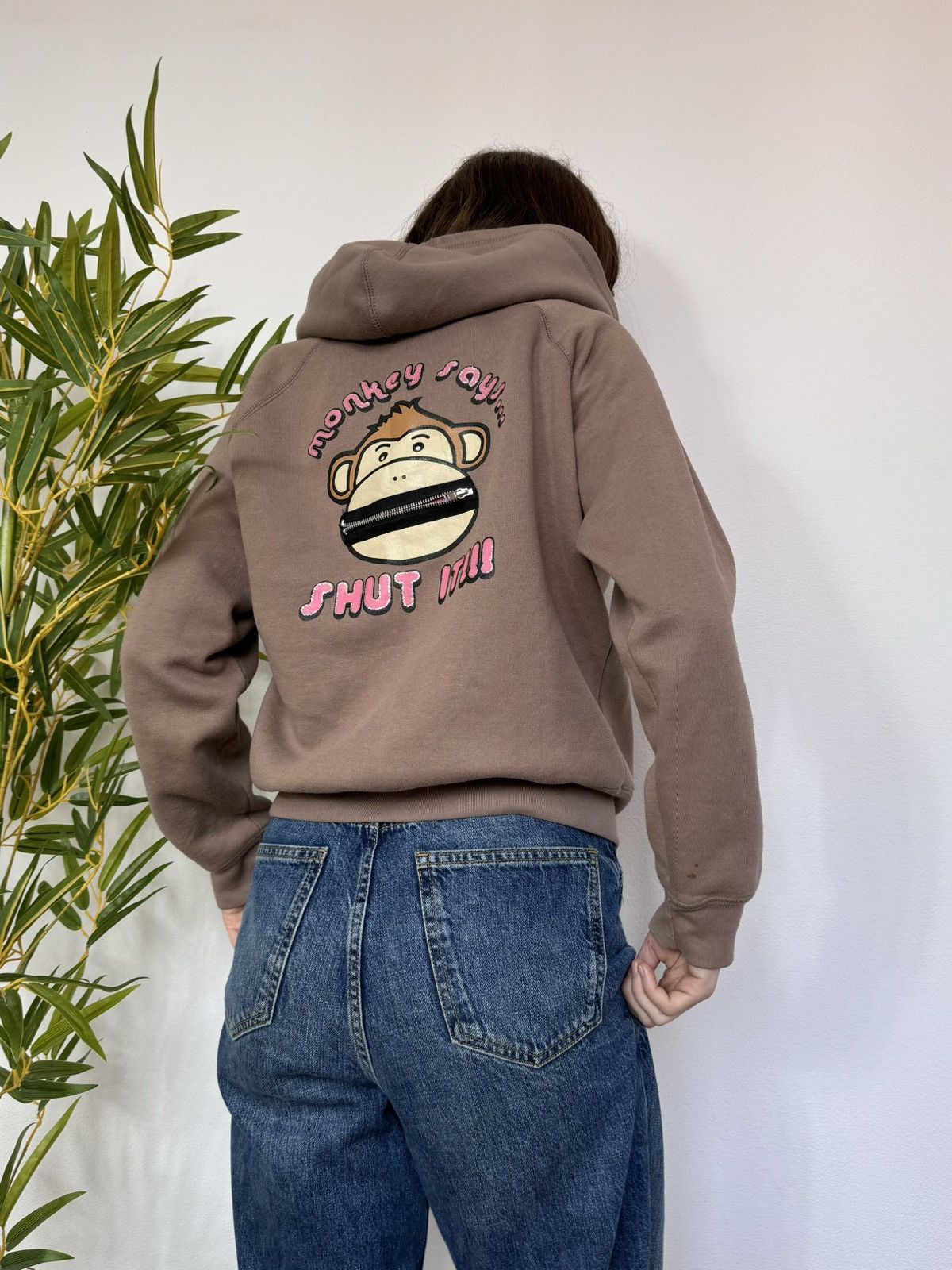 Vintage VINTAGE CHEEKY MONKEY 2000s ZIP UP HOODIE Size S / US 4 / IT 40 - 5 Thumbnail