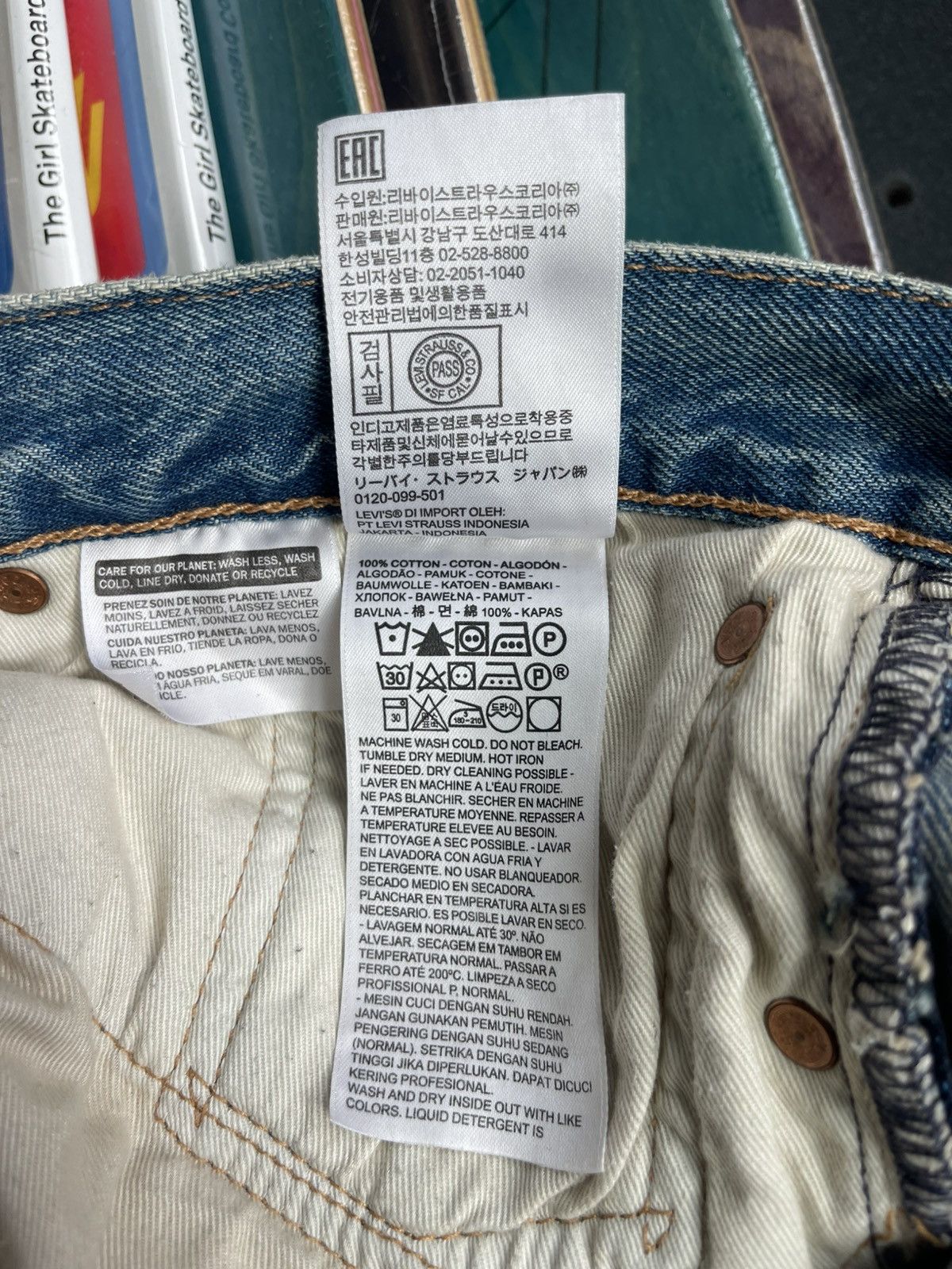 DENIM TEARS × Virgil Abloh DENIM TEARS x VIRGIL ABLOH “MESSAGE IN A TEAR” Size US 34 / EU 50 - 7 Thumbnail