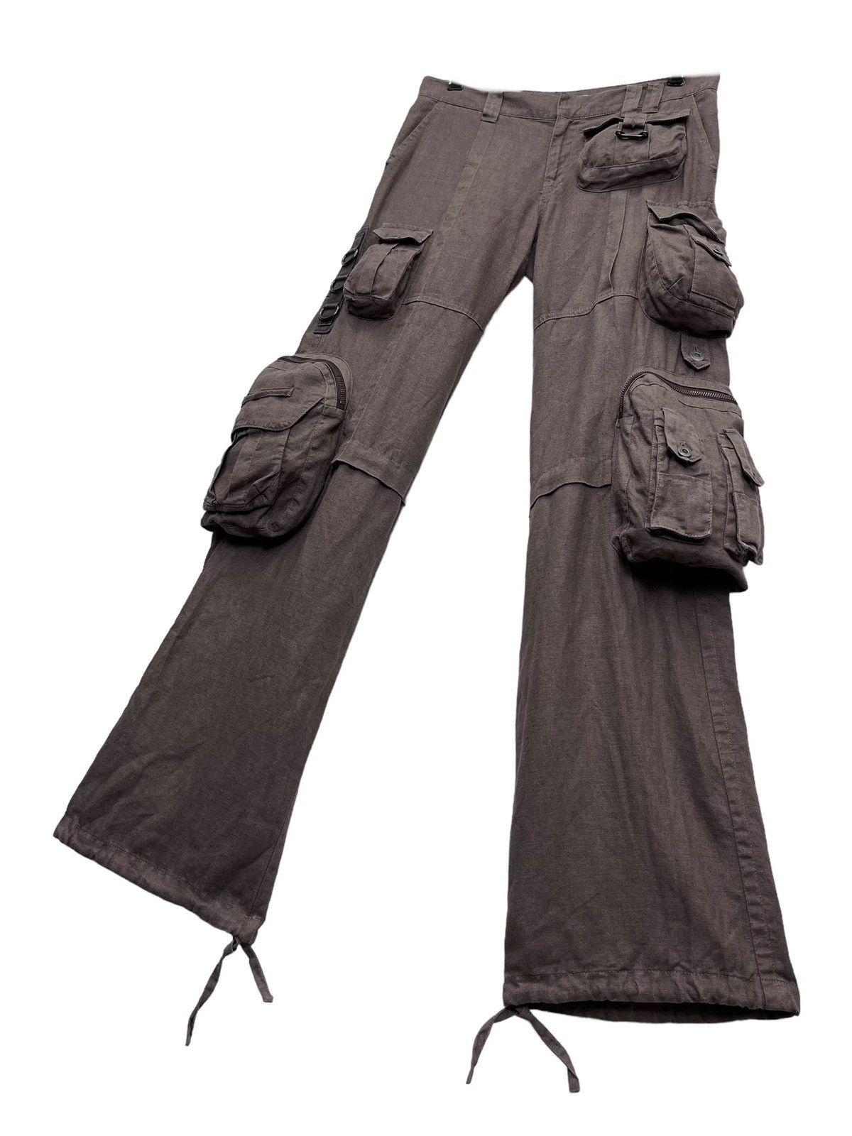 Attachment 🔥ENCHANTEMENT 3-D Multipocket Cotton Linen Cargo GOA Style Size 29" - 6 Thumbnail