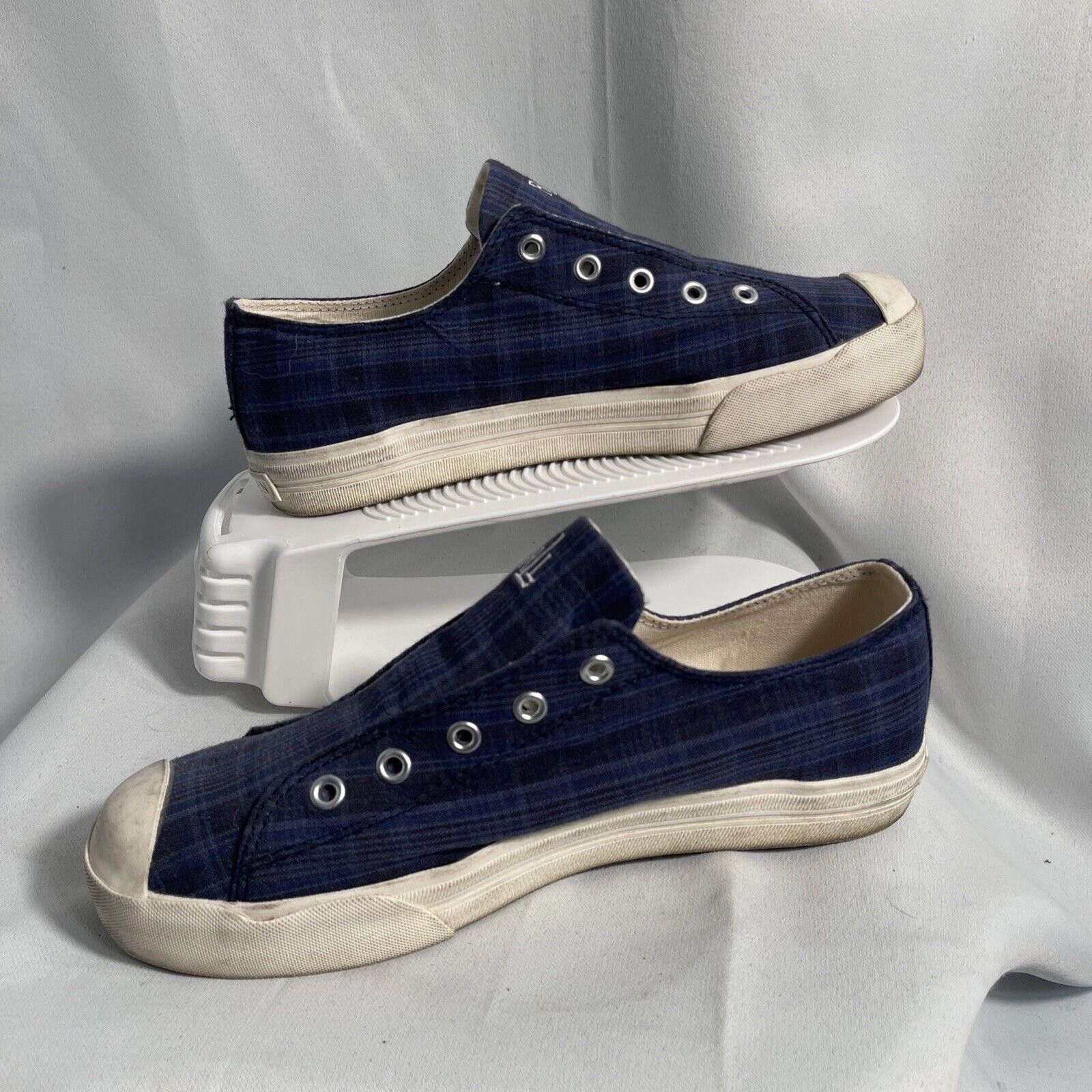 Lauren Ralph Lauren Lauren Ralph Lauren Women's Blue/Gr Plaid Canvas Shoes 6B Size US 6 / IT 36 - 1 Thumbnail