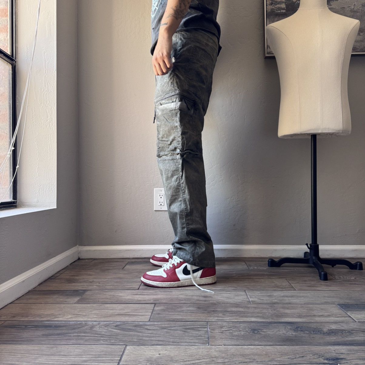 jacov Jacov Object Dyed Cargo Pants Size US 34 / EU 50 - 1 Thumbnail