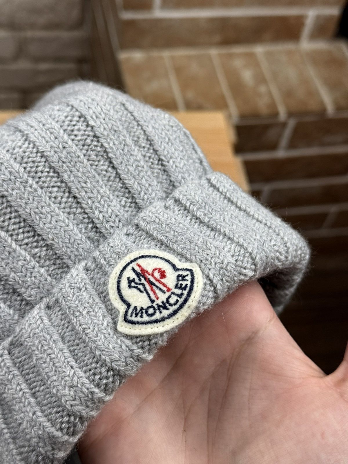 Moncler Moncler Wool Beanie Hat Size ONE SIZE - 9 Thumbnail