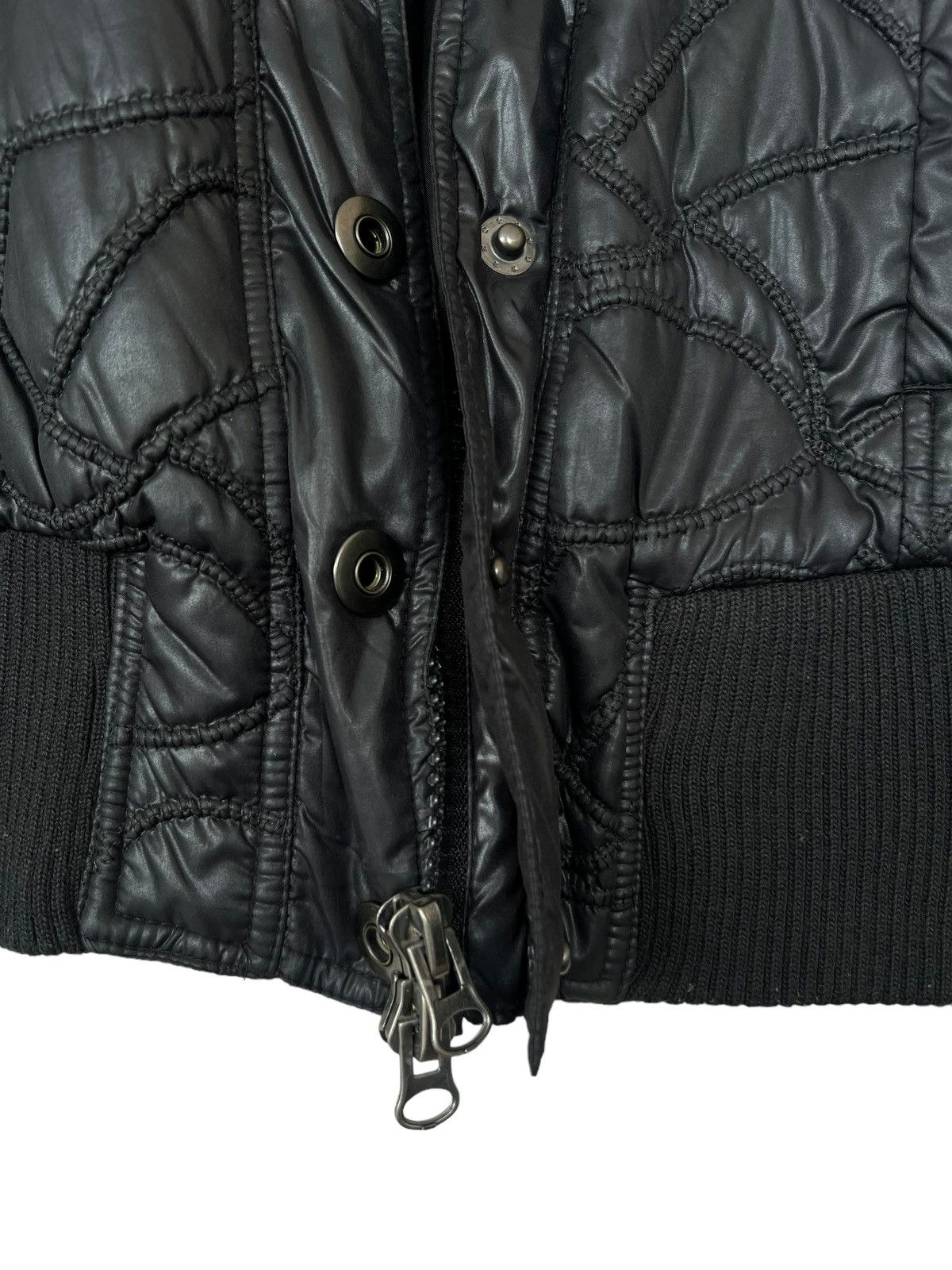 Japanese Brand Ecepcion Bondage Puffer Fur Hoodie Down Jacket Size S / US 4 / IT 40 - 7 Thumbnail
