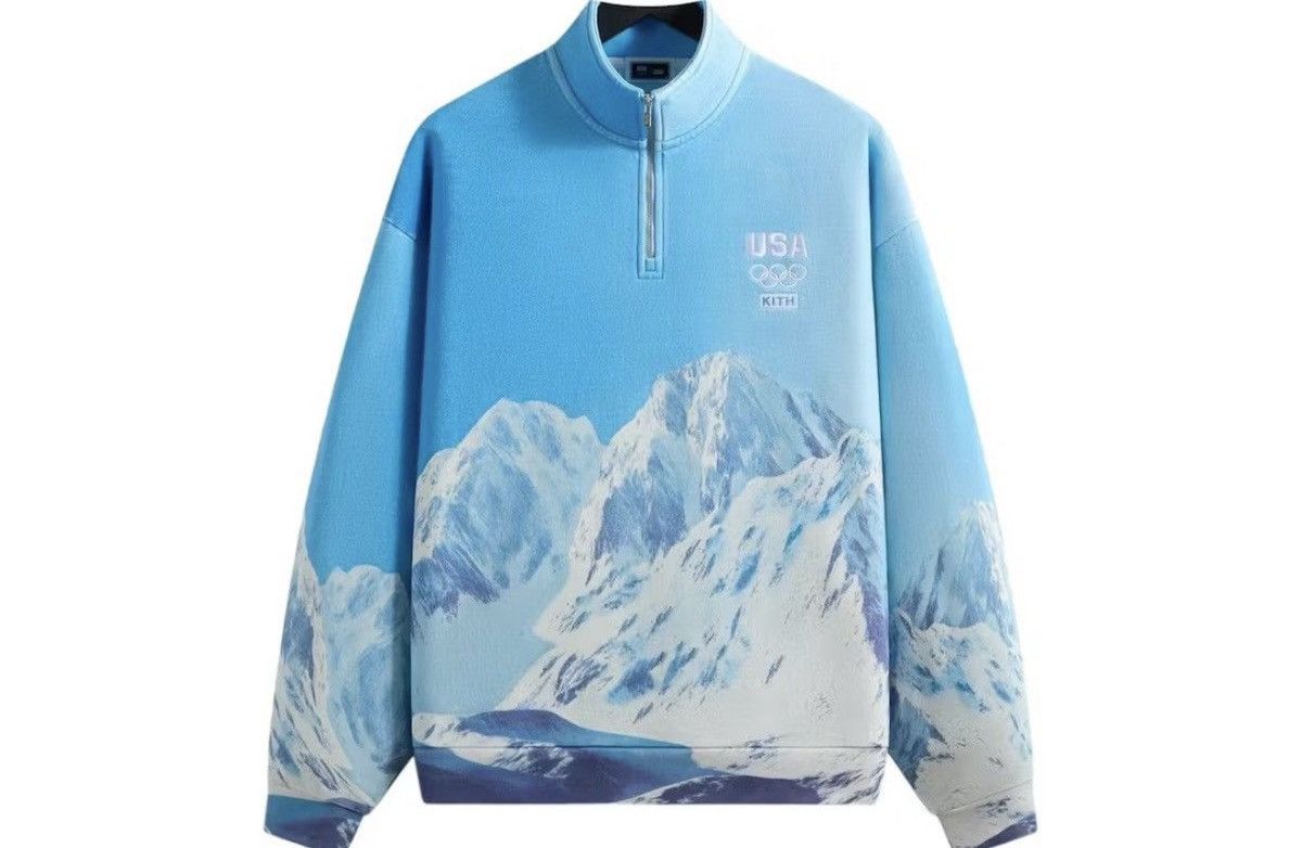 Kith Kith Team USA Winter Mountain Quarter Zip Top Size US XL / EU 56 / 4 - 2 Thumbnail