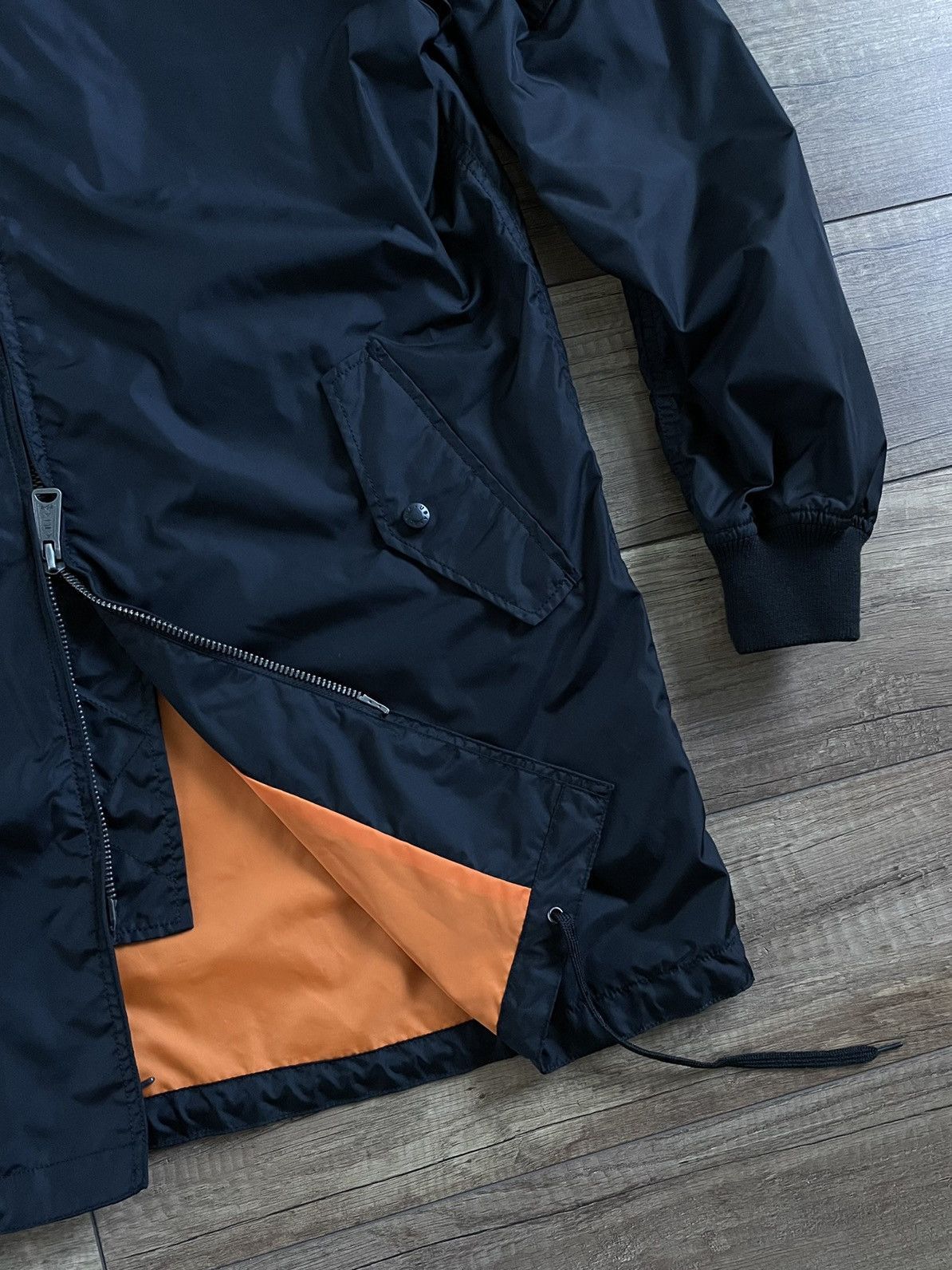 Alpha Industries Alpha Industries Nylon MA 1 Long Bomber Jacket Parka Size US L / EU 52-54 / 3 - 3 Thumbnail