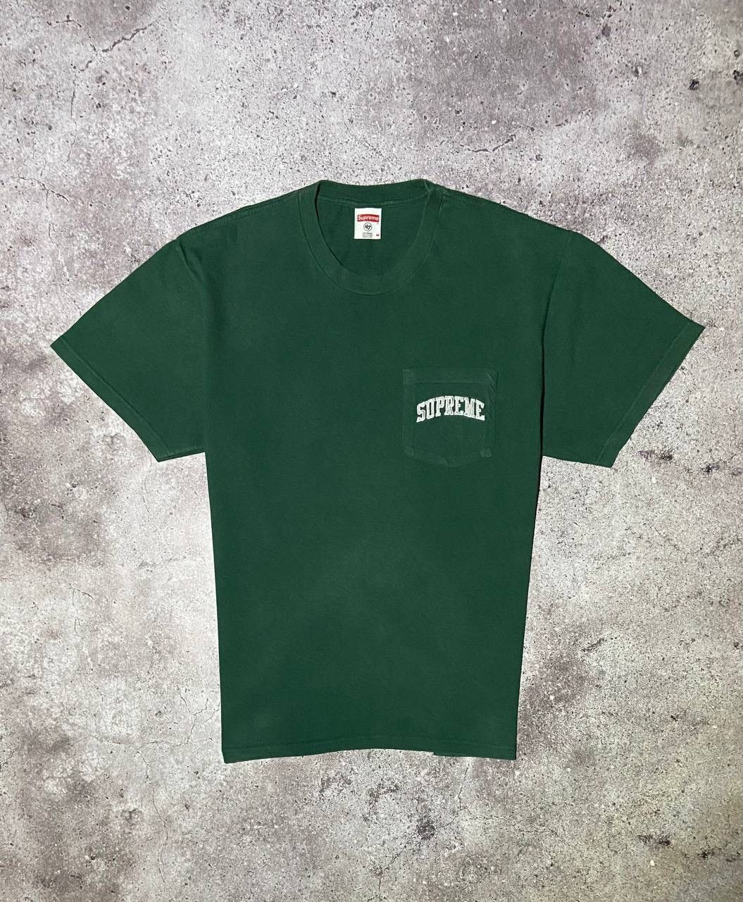Supreme Supreme x NFL x '47 Raiders Pocket Tee Dark Green SS19 Size US M / EU 48-50 / 2 - 1 Thumbnail