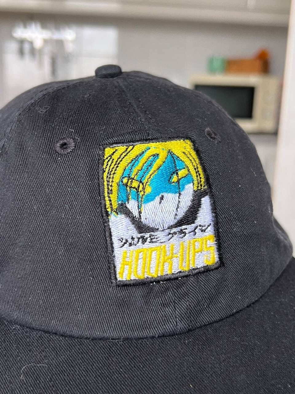 Hook-Ups Vintage Hook Ups Skateboarding Anime Hat Cap Black Skategang Size ONE SIZE - 3 Thumbnail