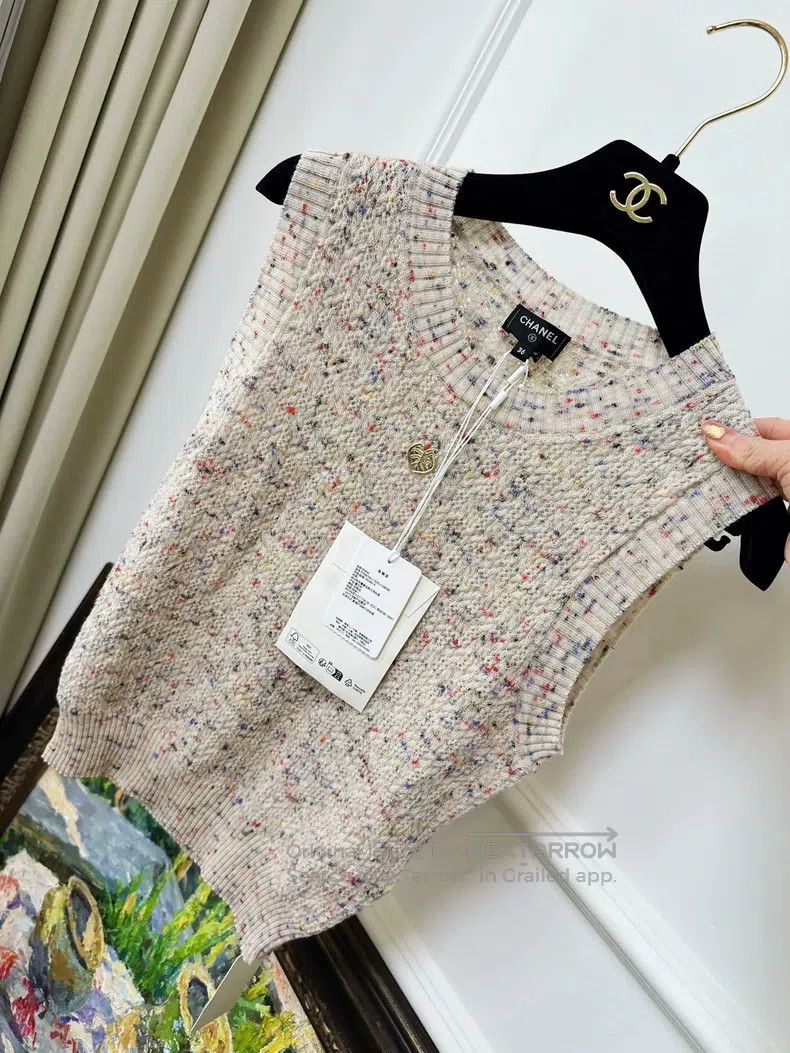 Chanel Chanel 25A high-end handicraft workshop oatmeal mixed colo Size XS / US 0-2 / IT 36-38 - 7 Thumbnail