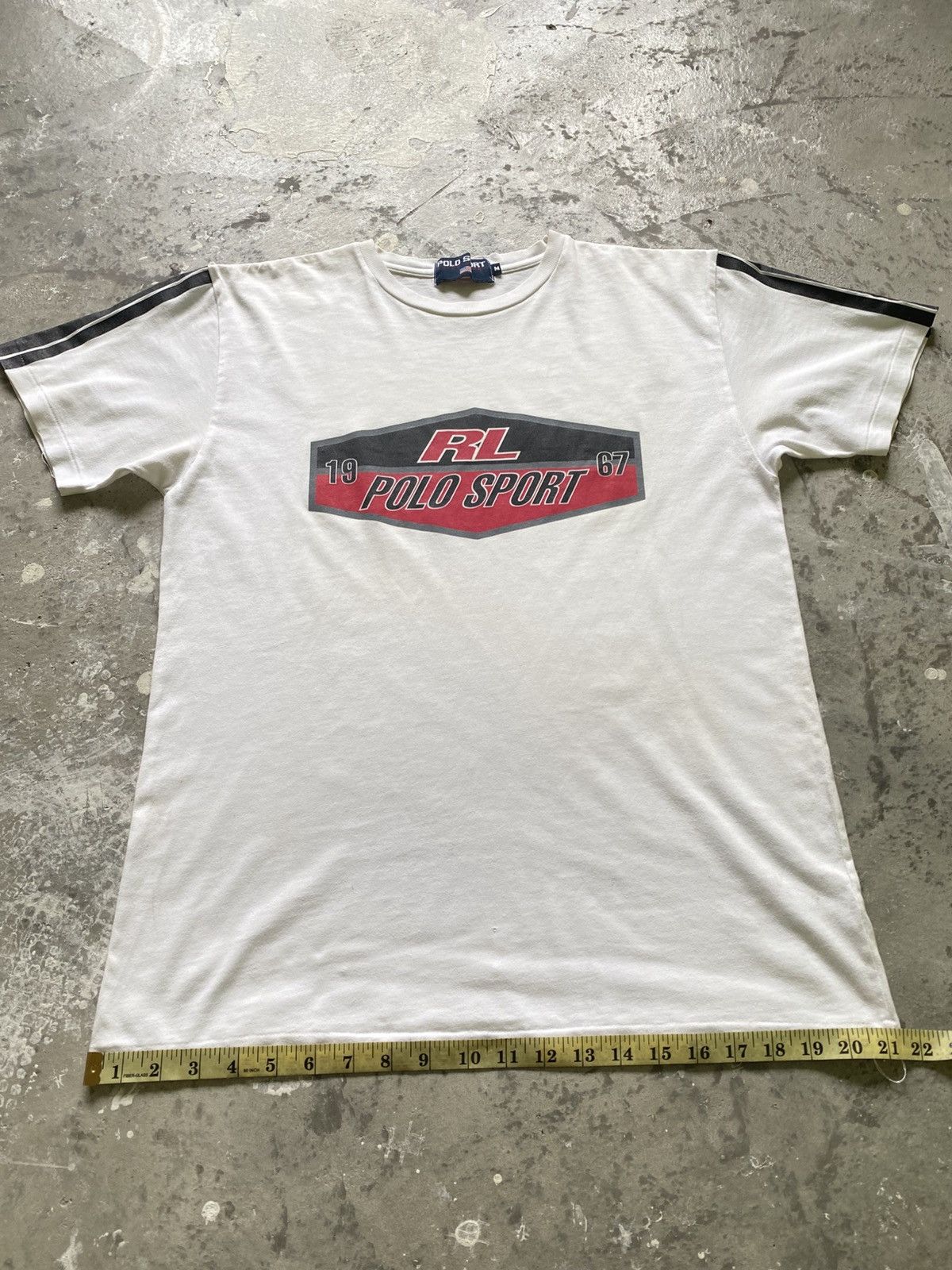 Polo Ralph Lauren × Ralph Lauren × Vintage Vintage 90s Polo Sport Ralph Lauren Tee Size US M / EU 48-50 / 2 - 8 Thumbnail
