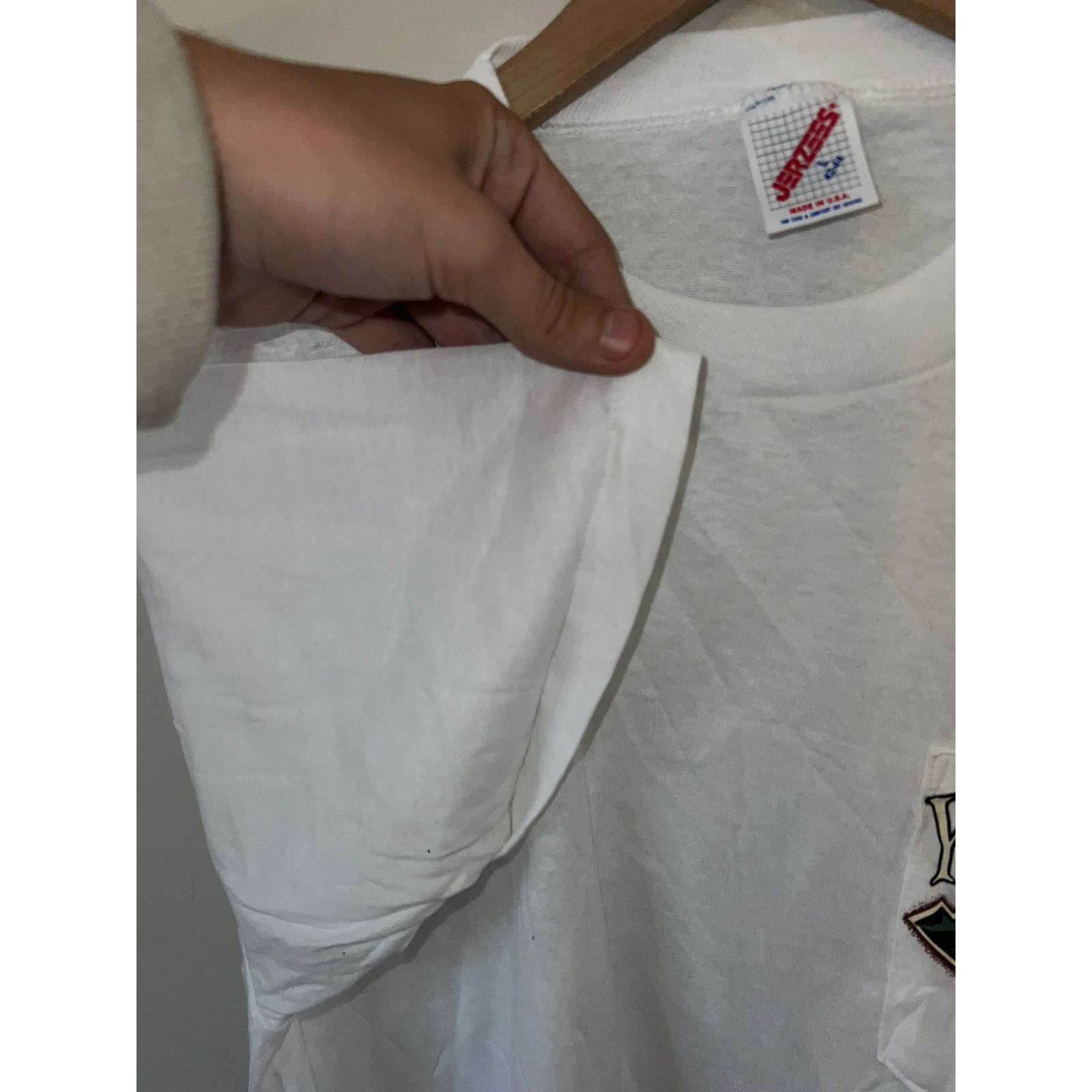 Jerzees Vintage Yellowstone Shirt National Park Elk White L Tee Size US L / EU 52-54 / 3 - 4 Thumbnail