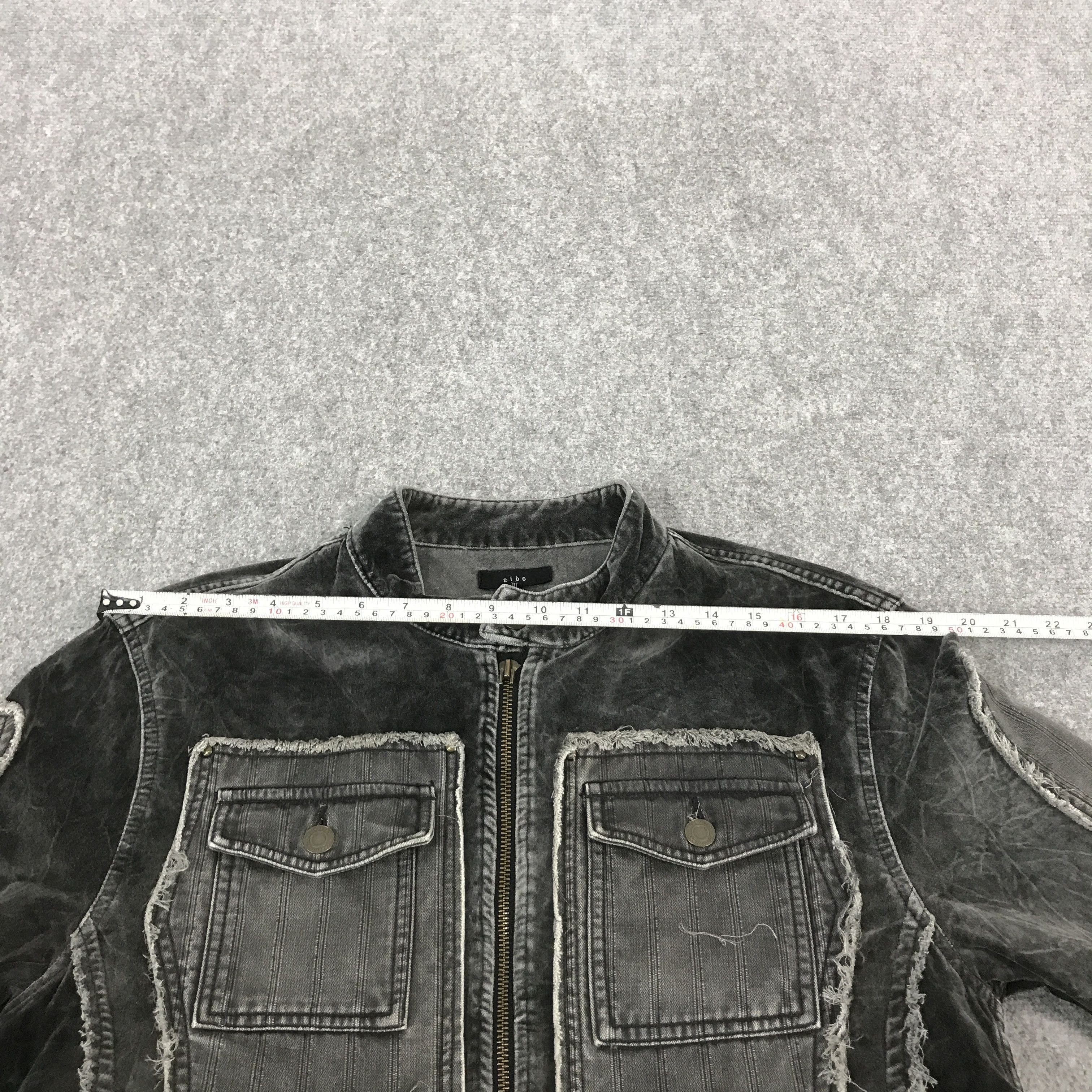 Japanese Brand Distressed style jacket albe Japan black jacket Size US L / EU 52-54 / 3 - 8 Thumbnail