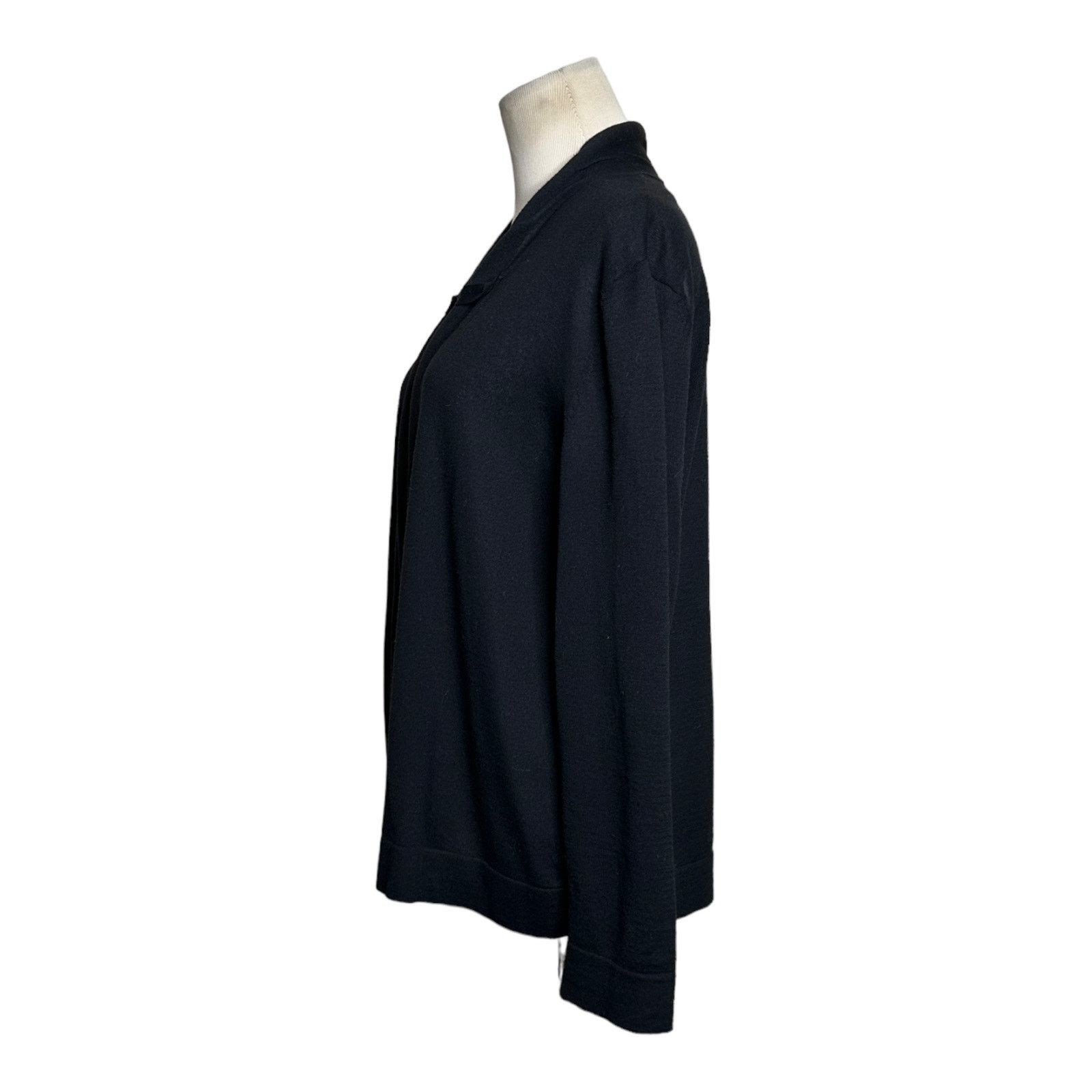 Lord & Taylor Lord & Taylor black long sleeves open front cardigan size PL Size L / US 10 / IT 46 - 7 Thumbnail
