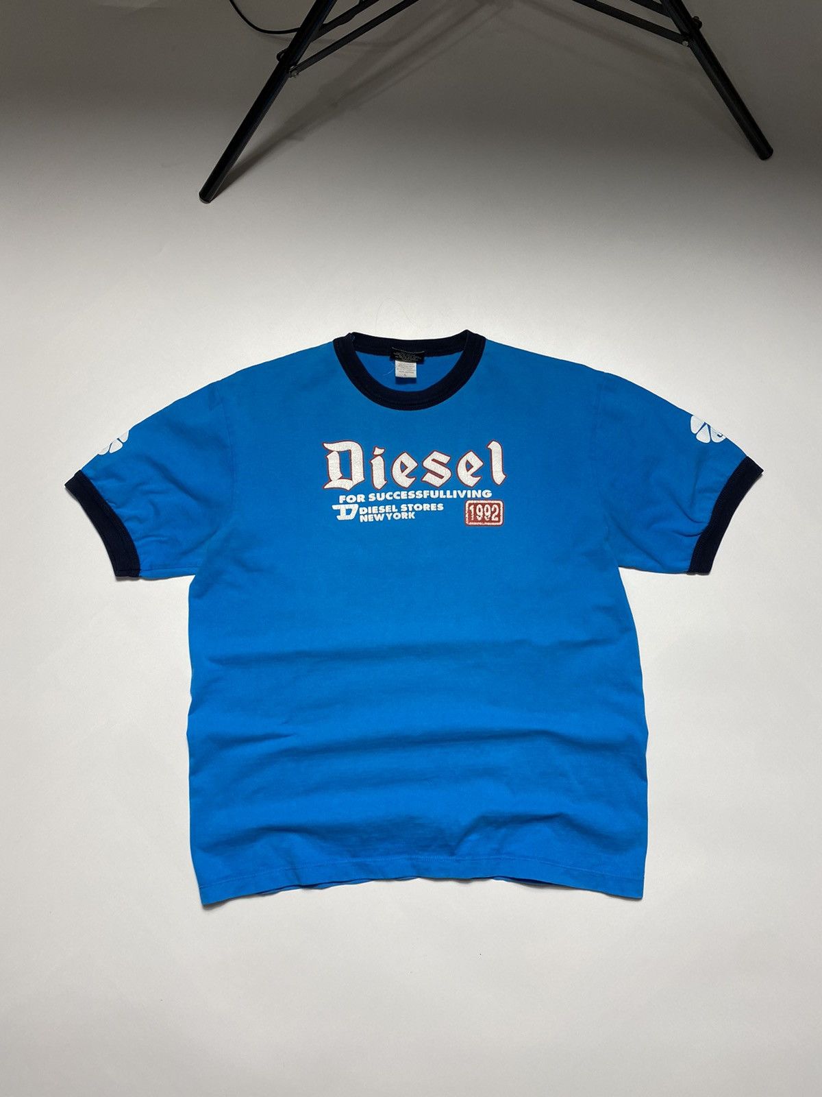 Diesel × Vintage Vintage Y2k Hype Diesel Logo T-shirt Size US M / EU 48-50 / 2 - 1 Thumbnail
