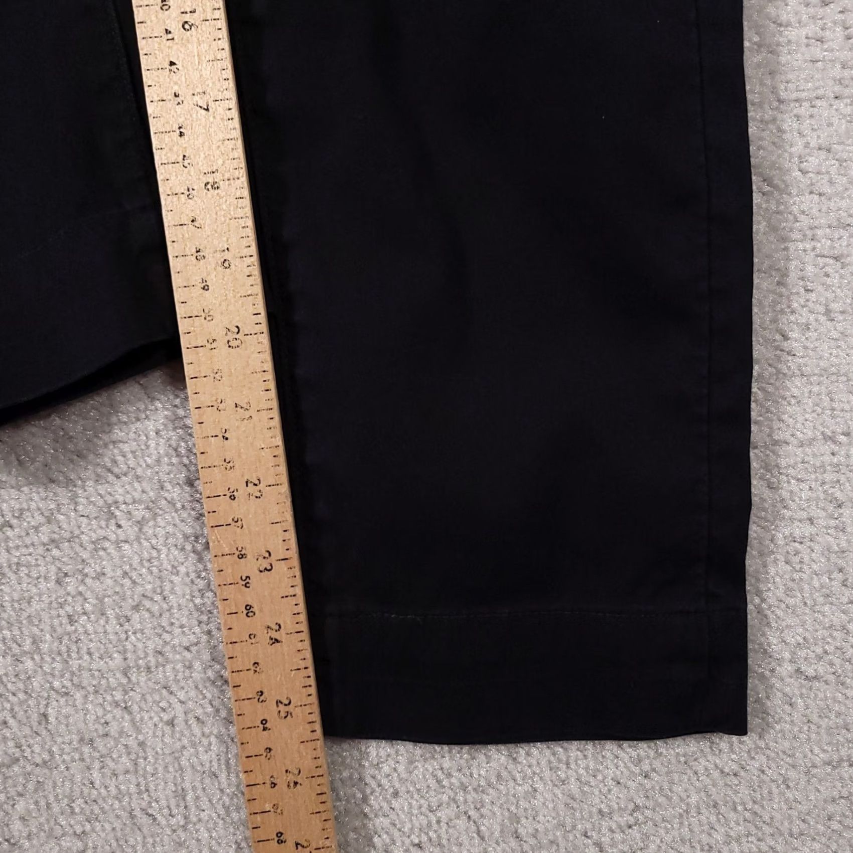 Vintage Kut From The Kloth Pants Women's 6 Dark Blue Casual Capri Chino Straight Front Flat Front Pockets Easy Care Regular Inseam 25.5 in Size 28" / US 6 / IT 42 - 7 Thumbnail