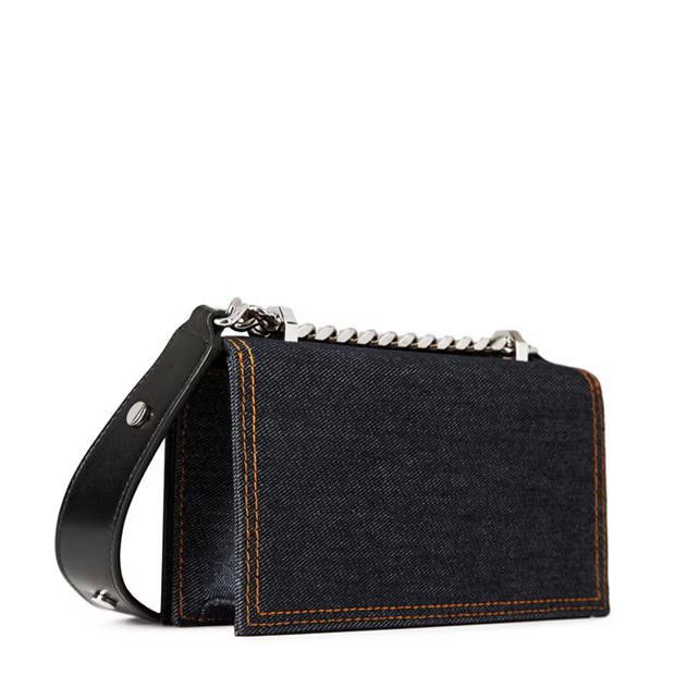 Alexander McQueen o1g2r1mq0824 Size: OS / Mini Denim Satchel Bag Multicolor Size ONE SIZE - 2 Thumbnail
