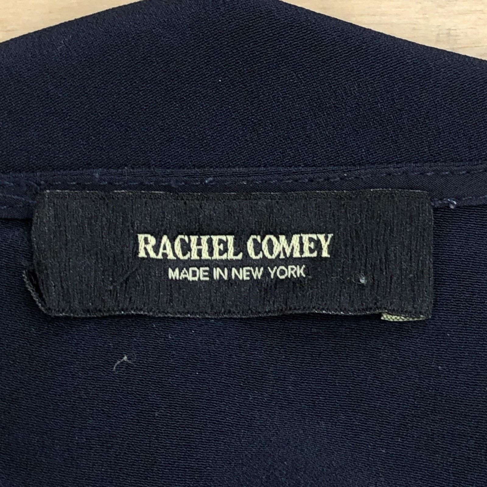 Rachel Comey Rachel Comey Jumpsuit 8 Silk Wide Leg V Neck Draped Pantsuit Size 30" / US 8 / IT 44 - 12 Thumbnail