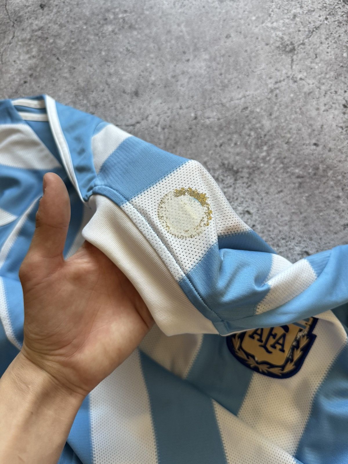 Adidas 🔥ADIDAS ARGENTINA 2010 2011 WORLD CUP FOOTBALL SOCCER JERSEY Size US XL / EU 56 / 4 - 10 Thumbnail