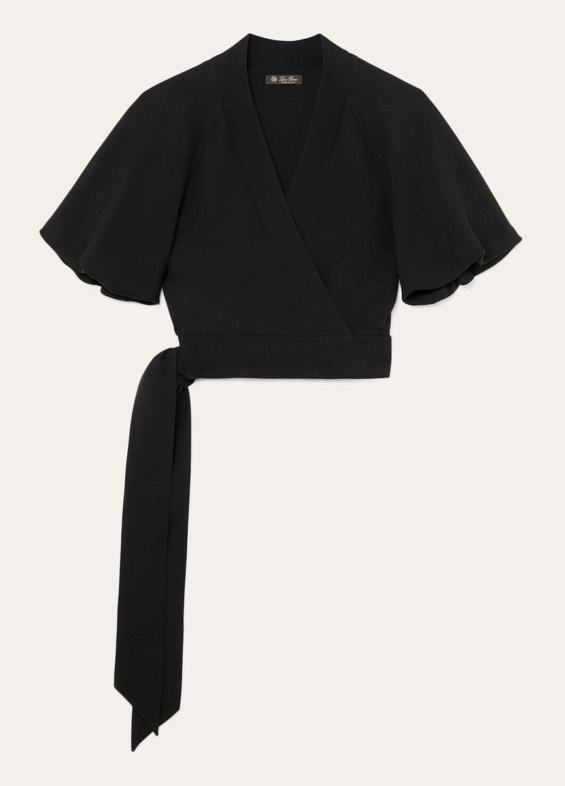 Loro Piana o1srvl11e0526 FAP0115 Clancy Shirt in Black Size L / US 10 / IT 46 - 1 Thumbnail
