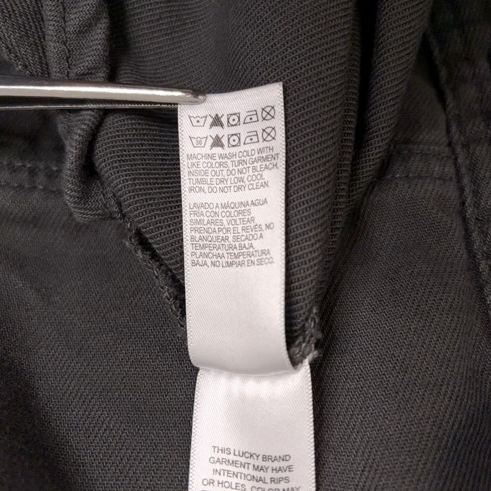 Lucky Brand Lucky Brand Shirt Mens Large Gray Twill Button-Front Utility Pockets Shacket Jacket Casual Workwear Size US L / EU 52-54 / 3 - 6 Thumbnail