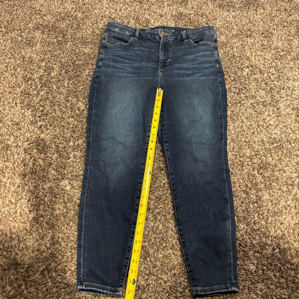 American Eagle Outfitters American Eagle Outfitters Curvy Hi Rise Jegging Jeans Size 36" / US 14 / IT 50 - 3 Thumbnail