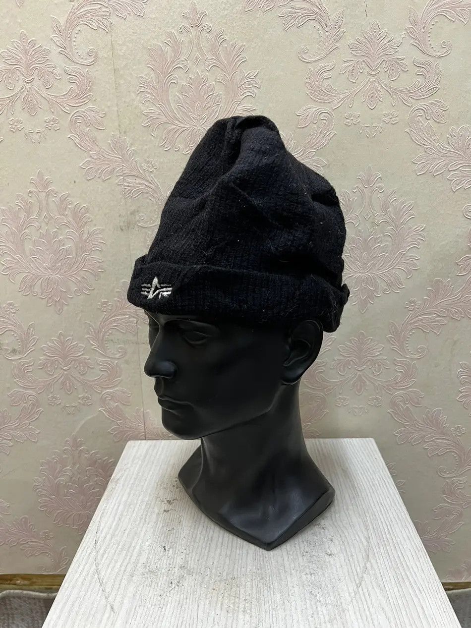 Alpha Industries Vintage Alpha Industries Small Logo Beanie Hats Size ONE SIZE - 3 Thumbnail