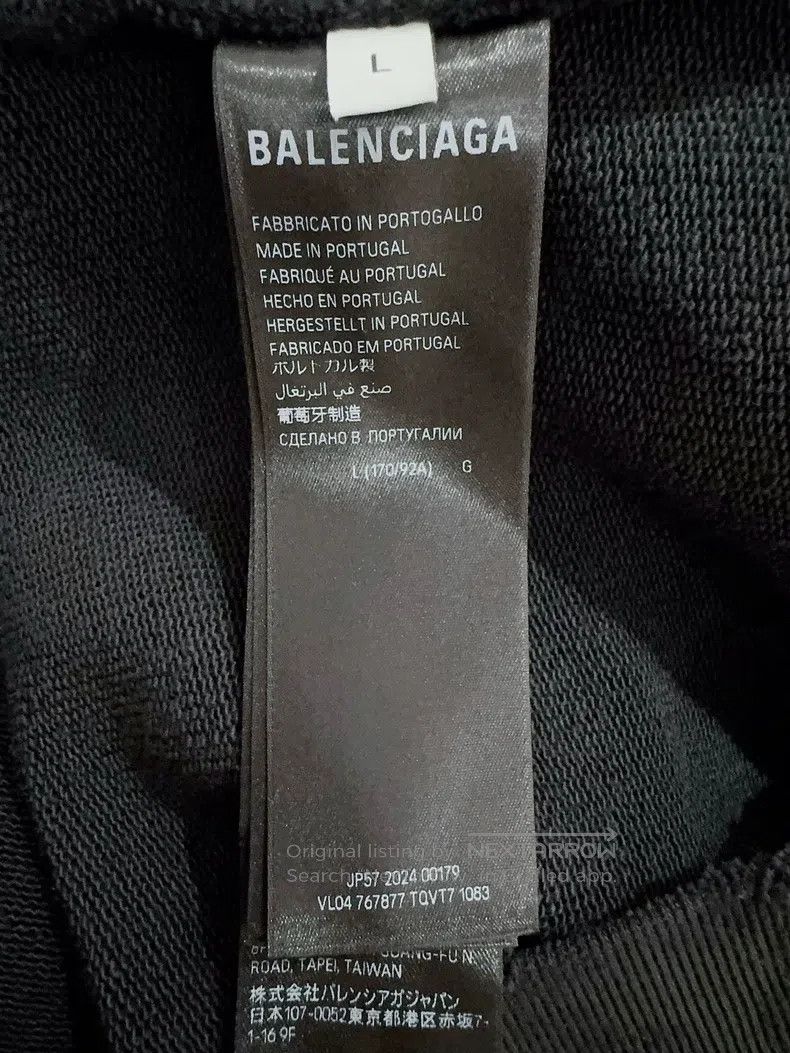 Balenciaga Balenciaga 3B Splatter Hooded Sweatshirt Size US L / EU 52-54 / 3 - 6 Thumbnail