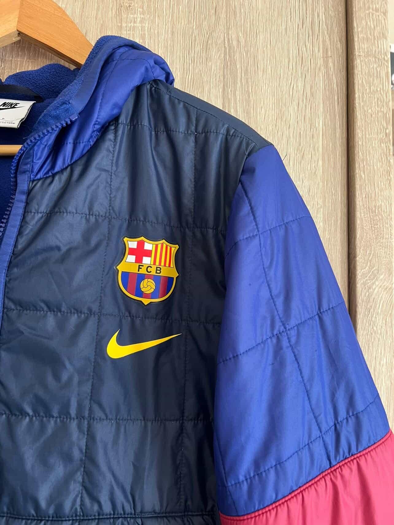 Nike Nike FC Barcelona puffer soccer Jacket 💥⚽ Size US S / EU 44-46 / 1 - 5 Thumbnail