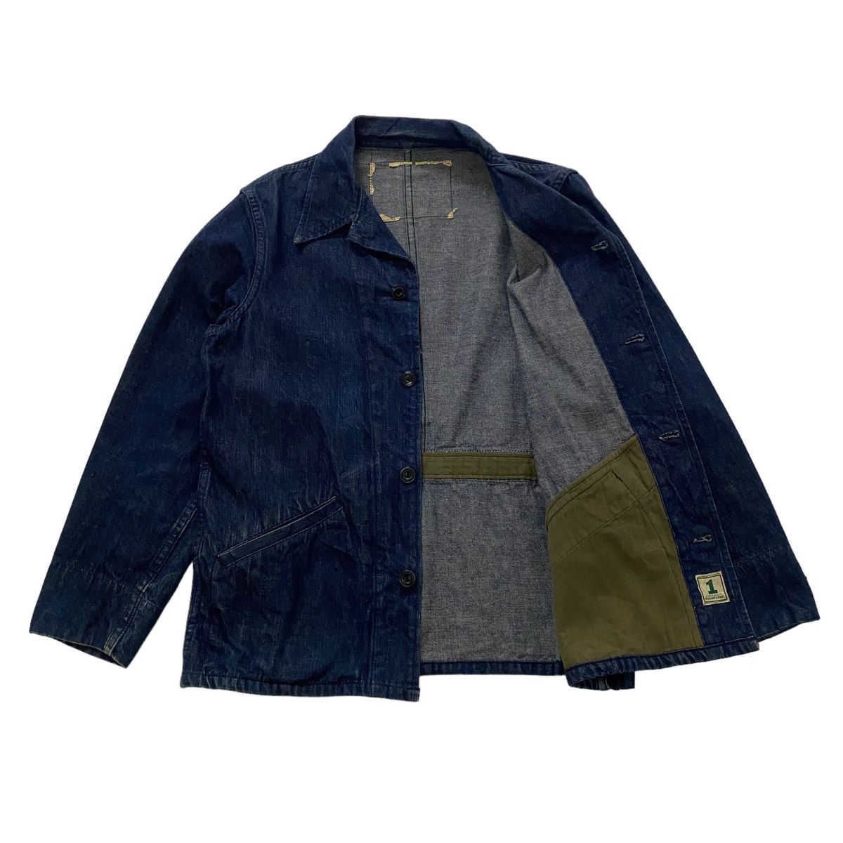 Sugar Cane ✨M11570 Vintage Sugar Cane chore denim jacket Size US M / EU 48-50 / 2 - 8 Thumbnail