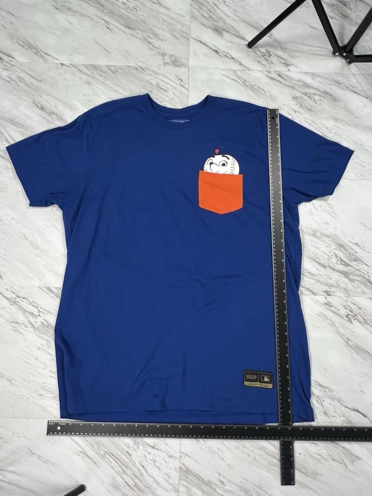 Other Baseballism New York Mets Mr Met Pocket T Shirt XXXL #8 Size ONE SIZE - 1 Thumbnail