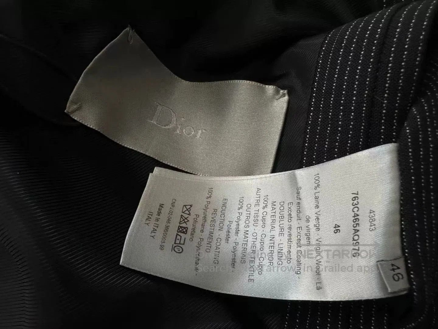 Dior Dior Homme Woven Stripe Zipper Jacket. Size US S / EU 44-46 / 1 - 6 Thumbnail