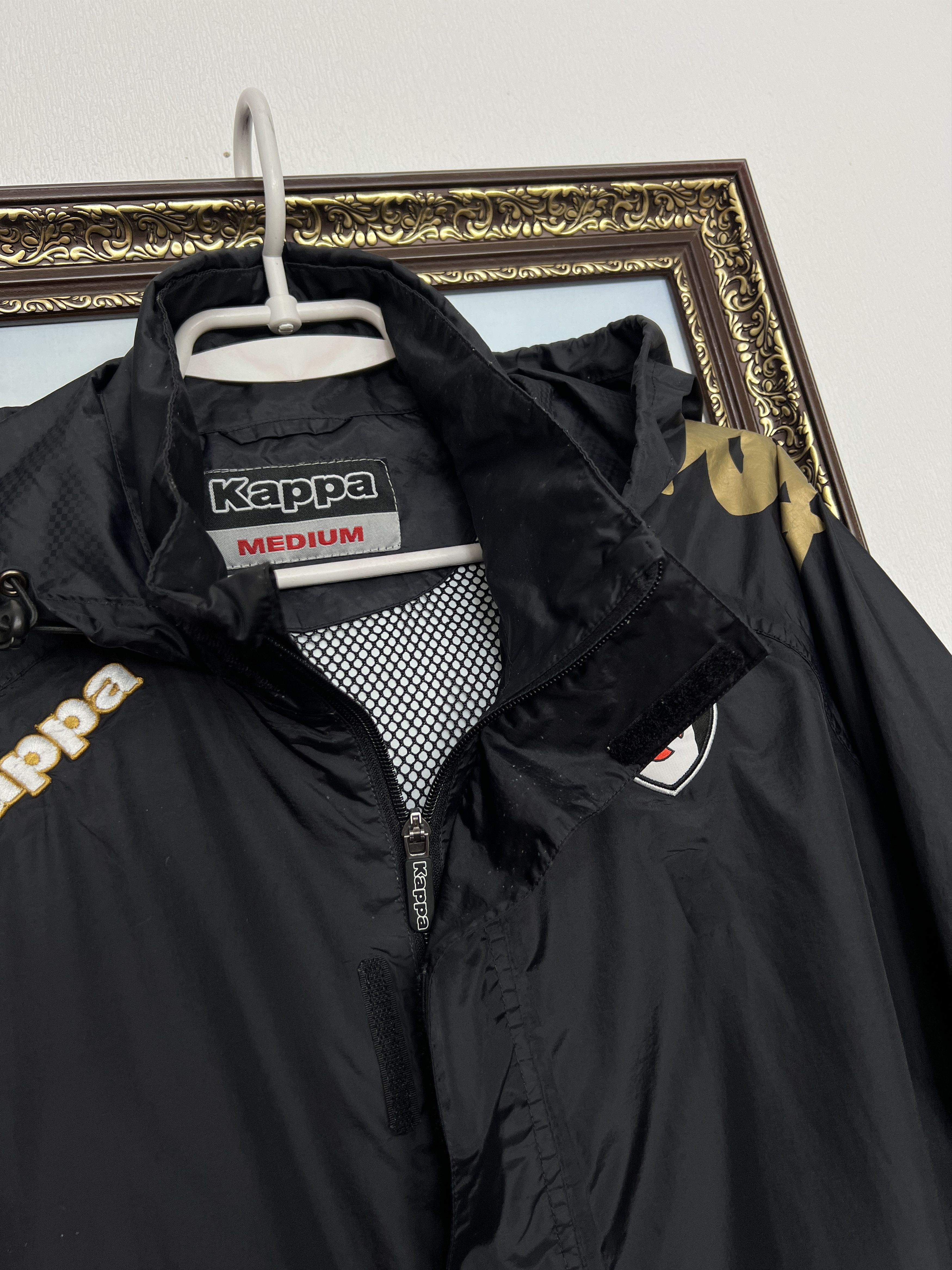 Kappa Fulham Football Jacket Soccer Hooded Windbreaker Rain Size US M / EU 48-50 / 2 - 4 Thumbnail