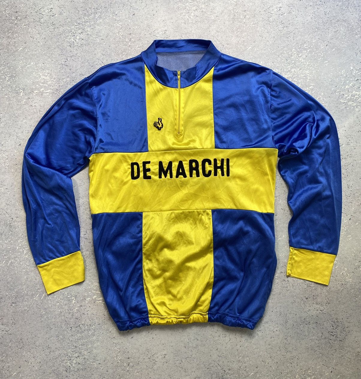 Sports Specialties × Vintage Vintage De Marchi cycling 1/4 zip hoodie big logo Size US M / EU 48-50 / 2 - 1 Thumbnail