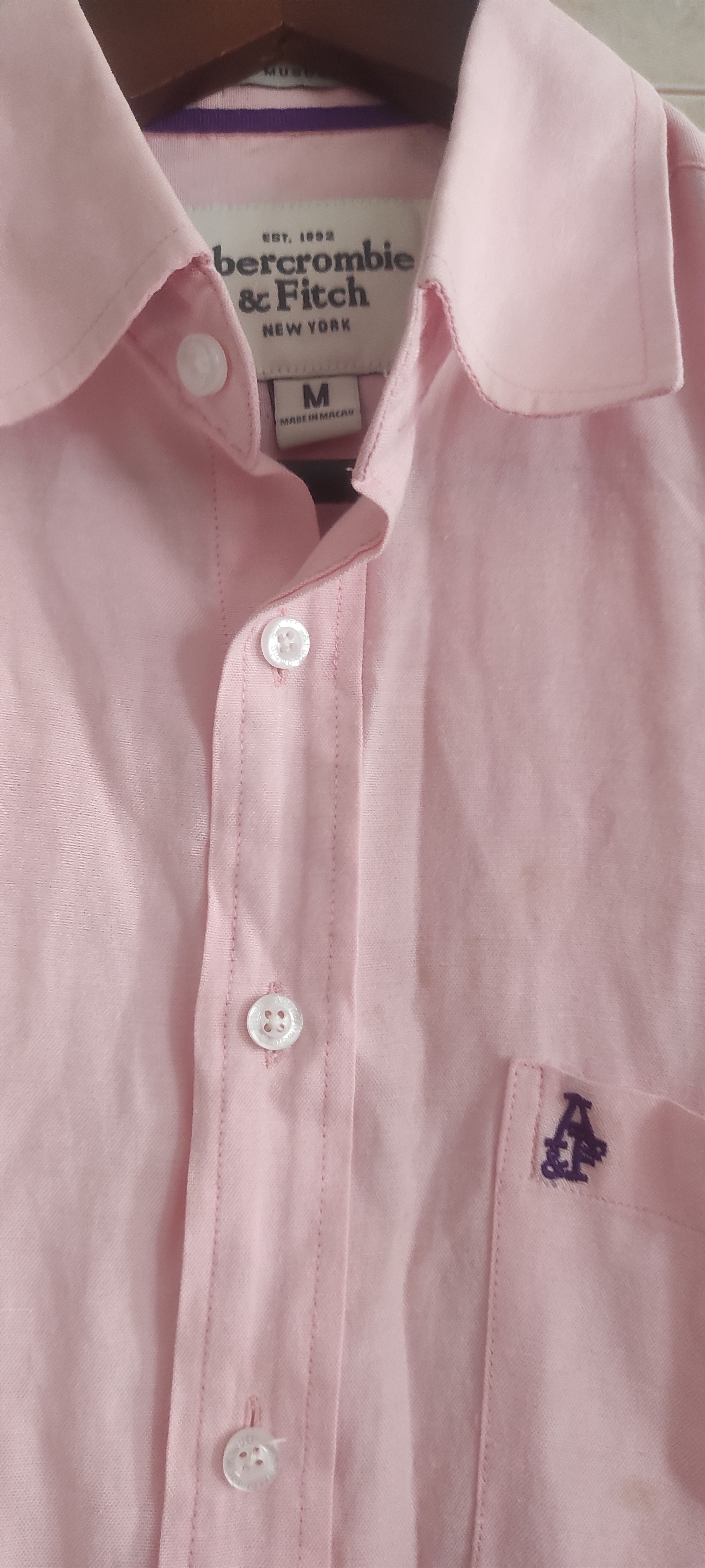 Abercrombie & Fitch Abercrombie & Fitch Casual button-up shirt embroidered logo Size M / US 6-8 / IT 42-44 - 4 Thumbnail