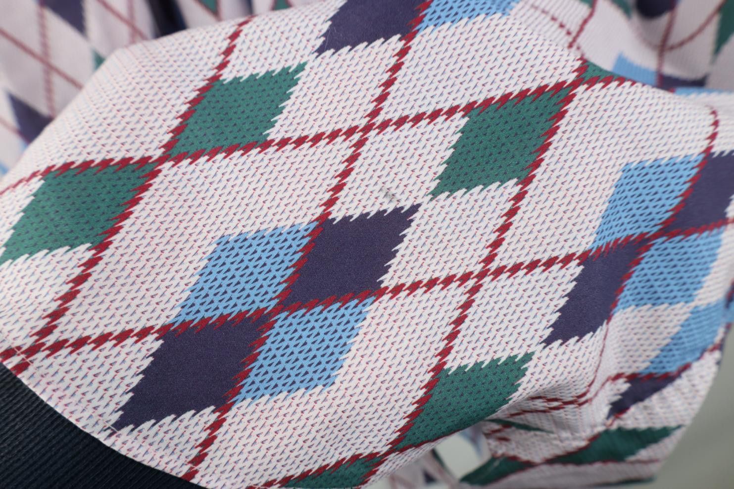 Paul Fredrick Paul Fredrick Long Staple Cotton Argyle Diamond Button Shirt Size US XL / EU 56 / 4 - 5 Thumbnail