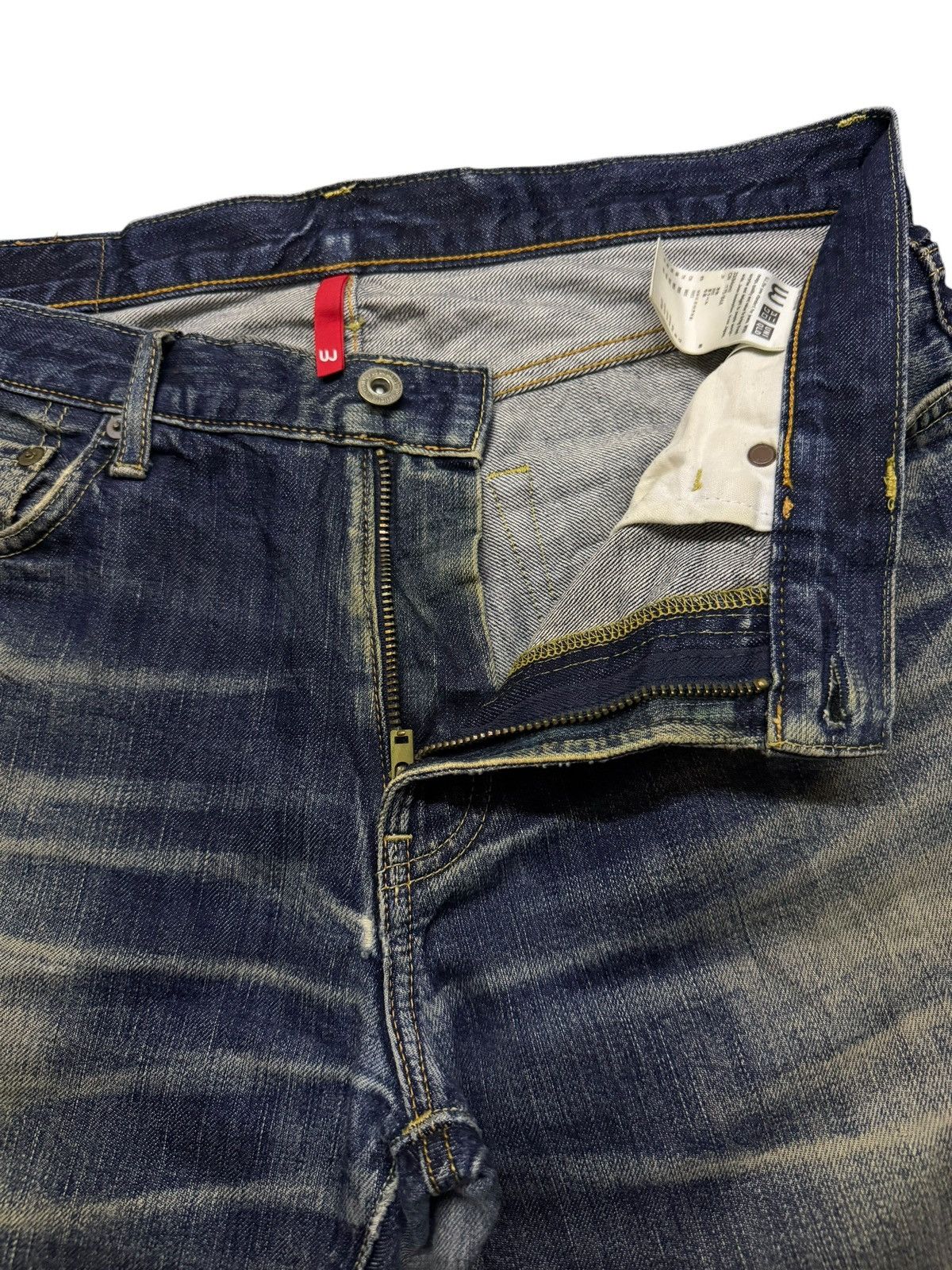 Uniqlo Vintage Uniqlo UJ S-002 Japan Denim Jeans | W34 Size US 34 / EU 50 - 8 Thumbnail