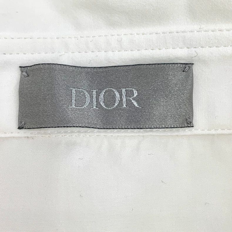Dior Dior Size 41 White bee embroidered cotton lapel long-sleev Size US XXS / EU 40 - 5 Thumbnail