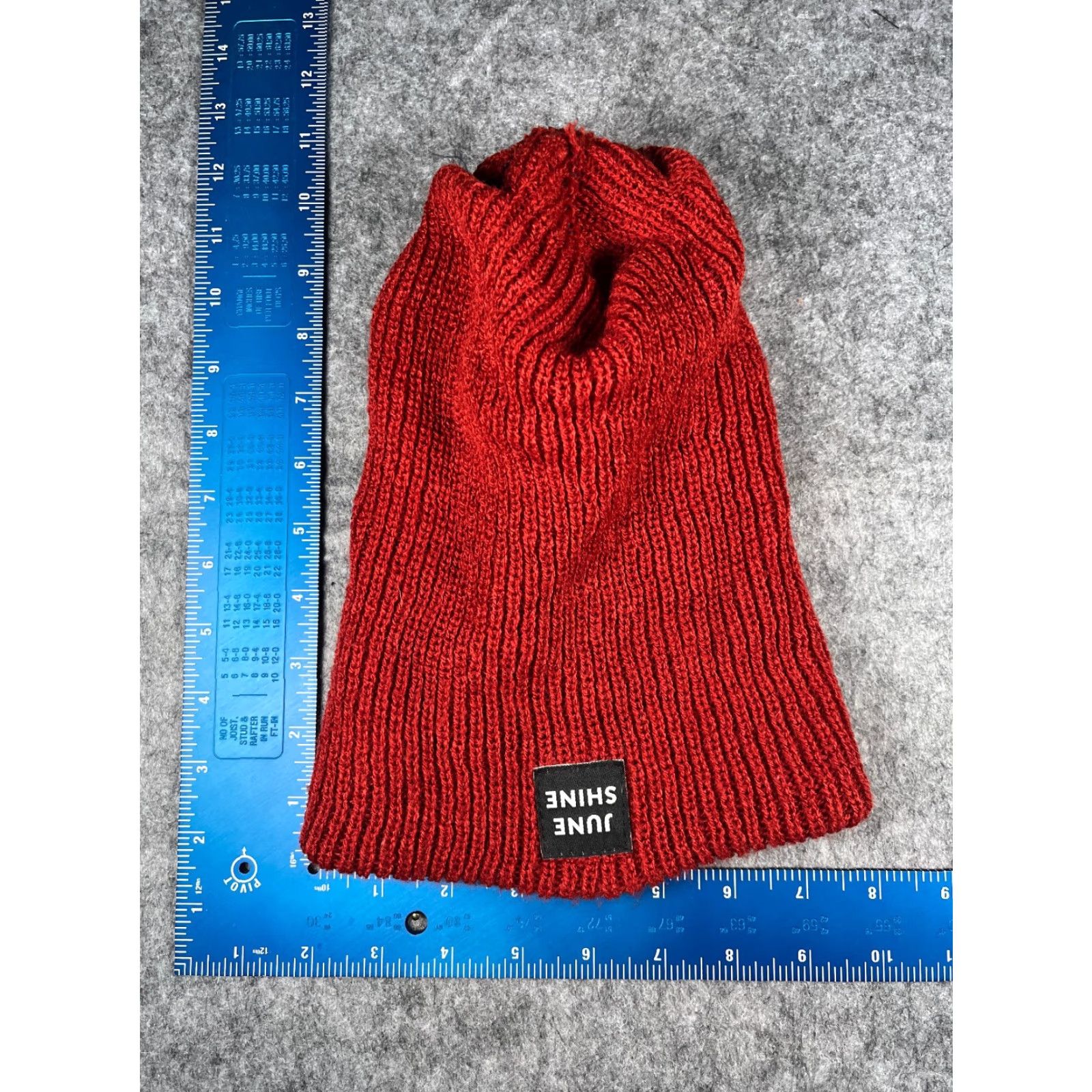 Doublet VINTAGE Beanie Toque Hat Adult One Size Red 100% Acrylic Knit Ski Winter Unbranded Mens Womens Boys Girls Size ONE SIZE - 5 Thumbnail