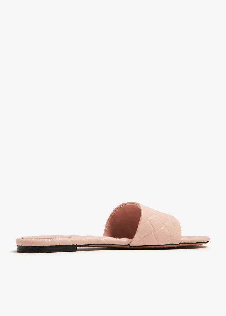 Bottega Veneta o1s1rm1025 Amy Flat Mules in Pink Size US 10 / IT 40 - 3 Thumbnail