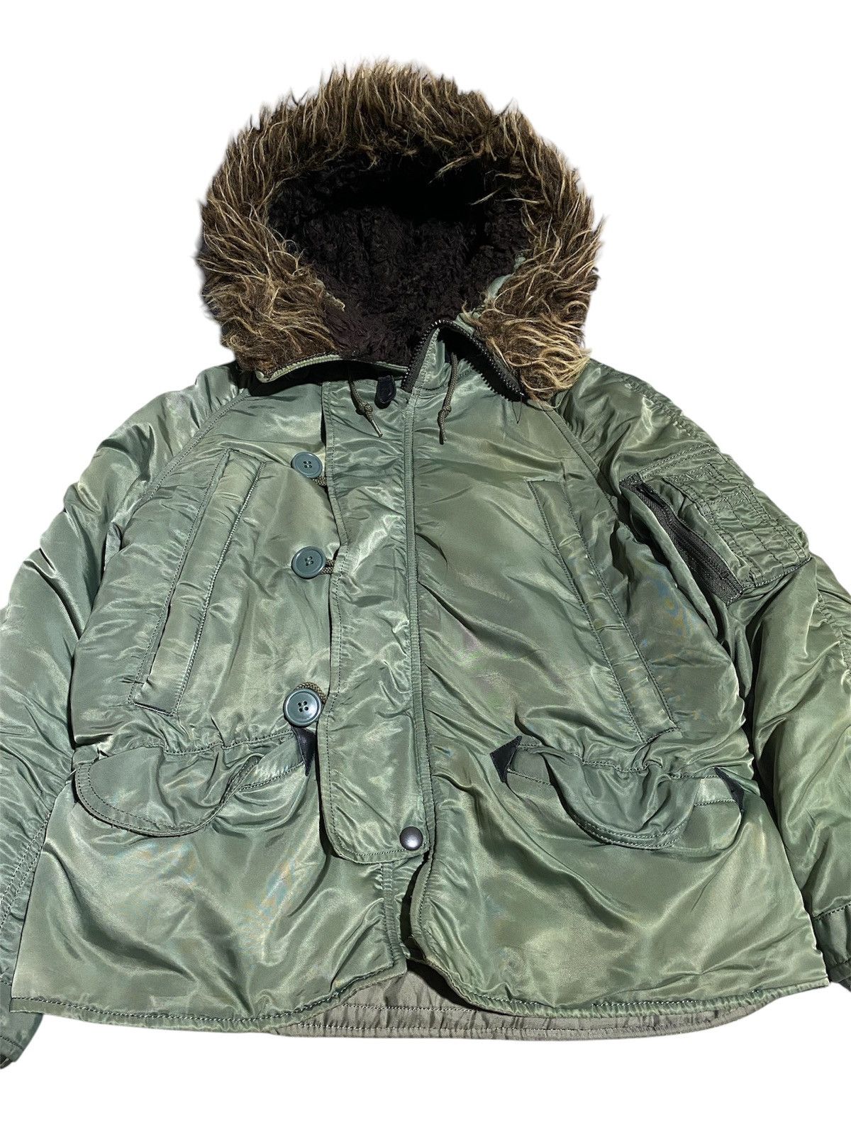 14th Addiction × KMRii goa bono style - rna inc slang n2b fur bomber jacket Size US M / EU 48-50 / 2 - 5 Thumbnail