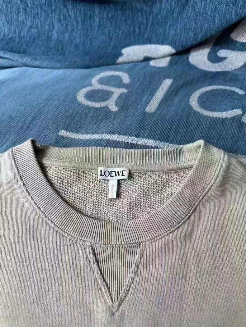 Loewe LOEWE Gray, white and blue rock hoodie Size S / US 4 / IT 40 - 2 Thumbnail