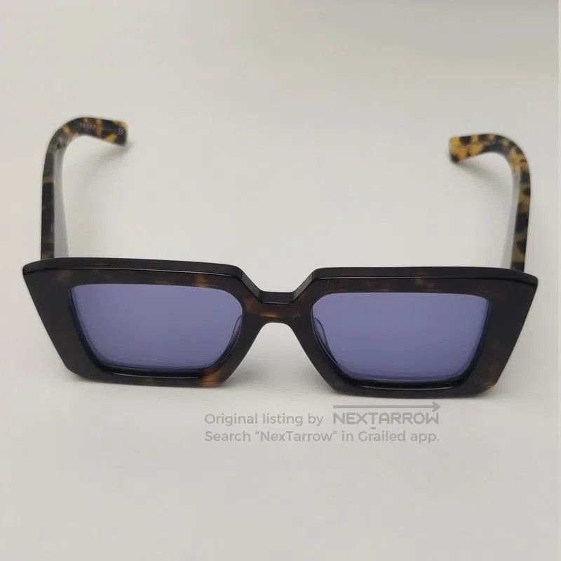 Prada Prada Full Frame Triangle Logo Sunglasses. Size ONE SIZE - 6 Thumbnail