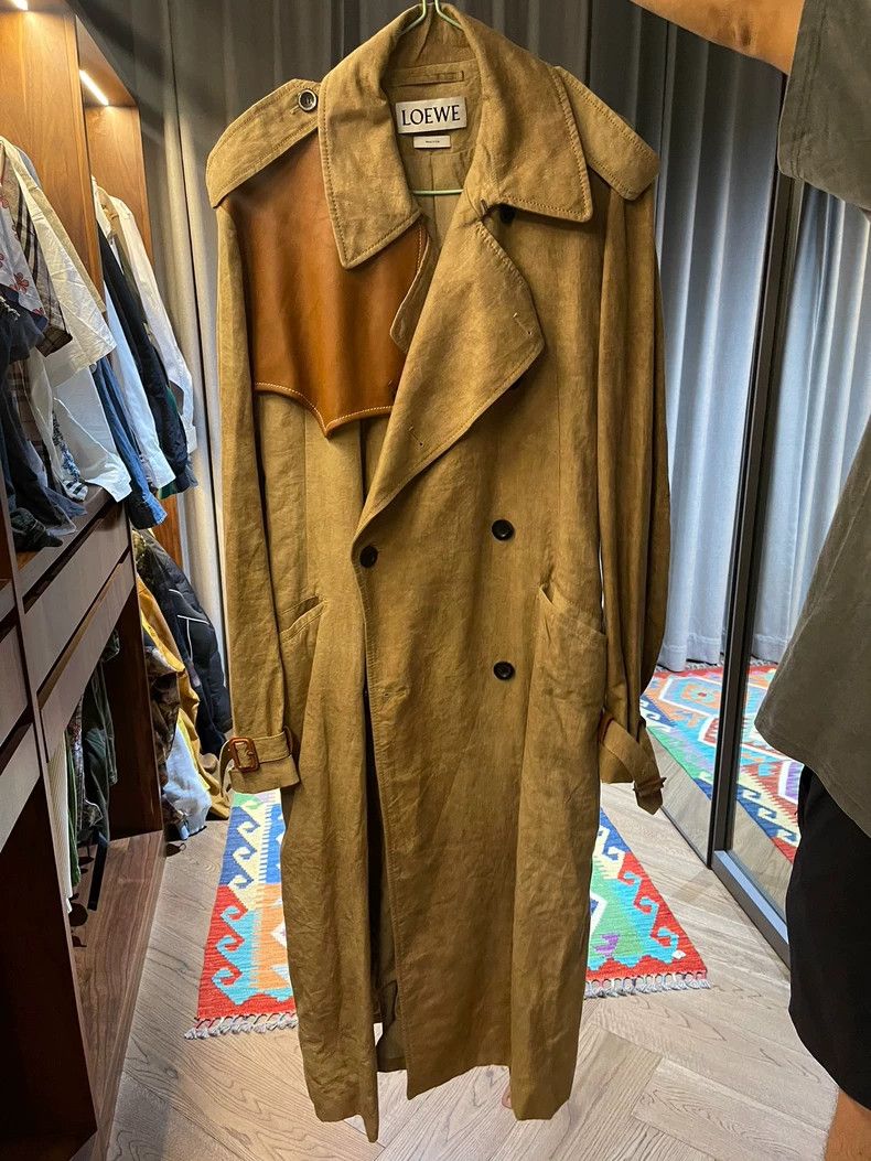 Loewe Loewe Classic leather trench coat Size XL / US 12-14 / IT 48-50 - 1 Thumbnail