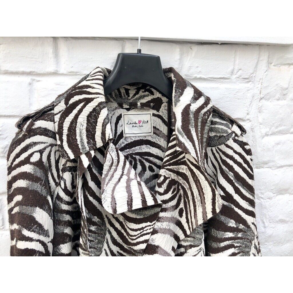 Lanvin Rare Zebra Trench Coat Size M / US 6-8 / IT 42-44 - 2 Thumbnail