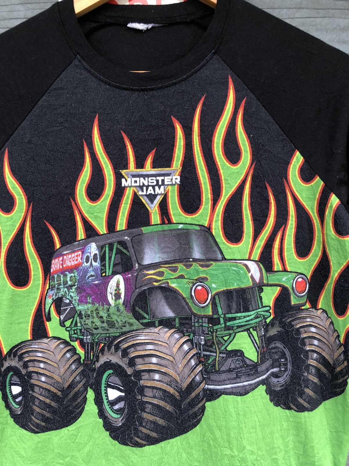 Japanese Brand × Vintage 🔥RARE Vintage Y2K🔥 OVP Flame Monster Jam Tee Size US M / EU 48-50 / 2 - 7 Thumbnail