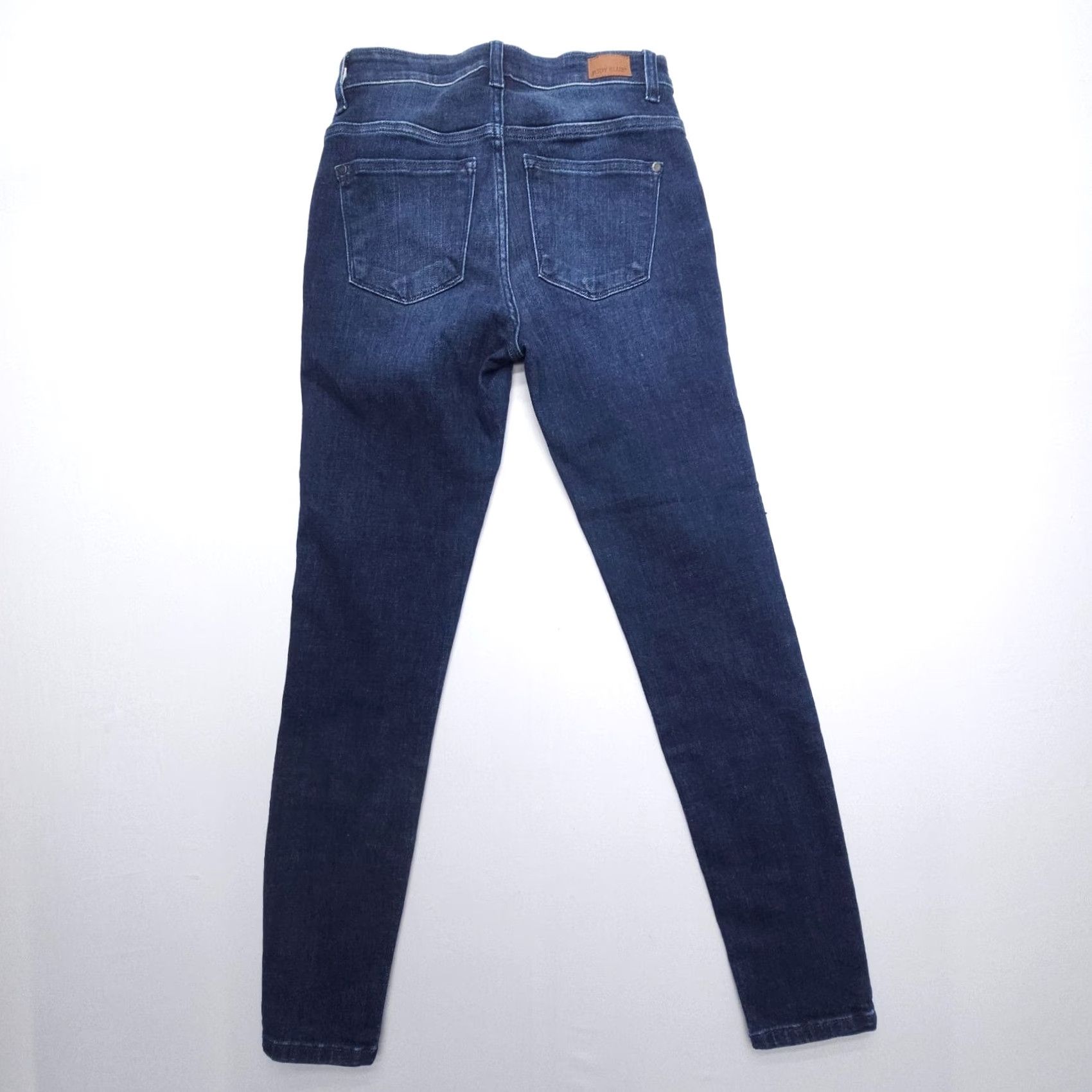 Vintage Judy Blue Skinny Jeans Womens 26 Dark Wash Denim High Rise Stretch 5-Pocket City American Modern Size 26" / US 2 / IT 38 - 2 Thumbnail
