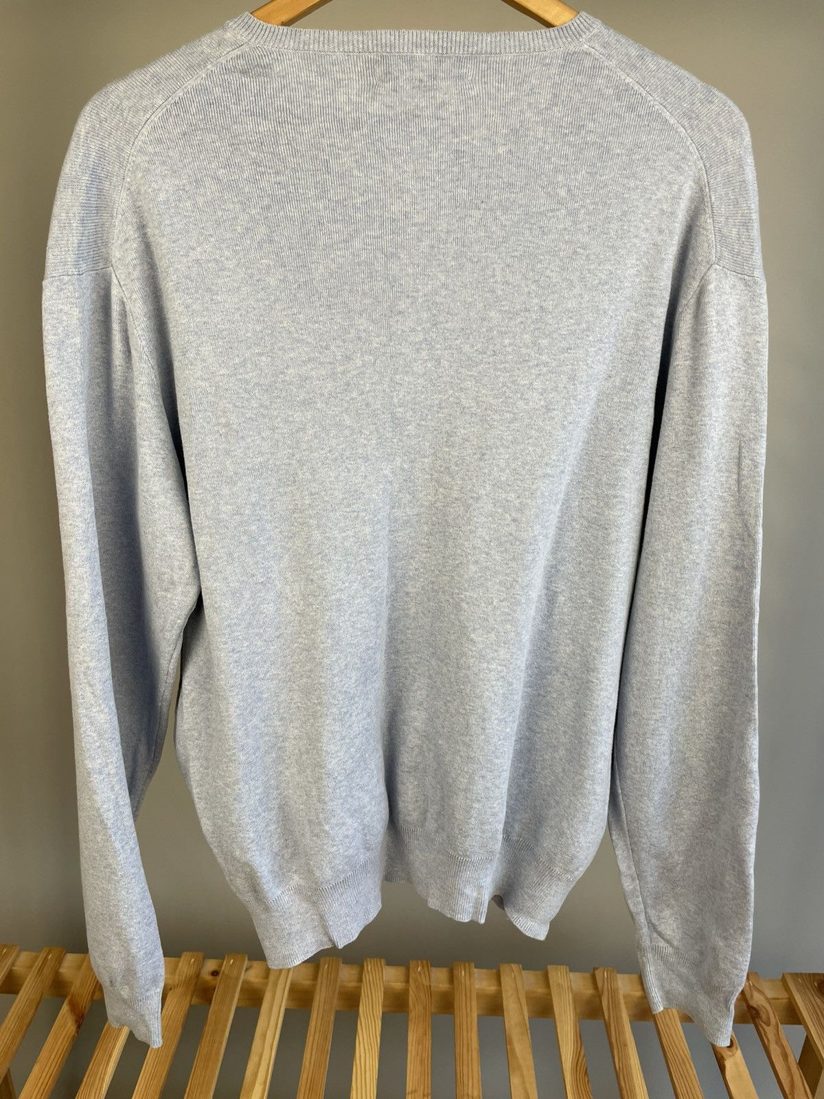 Polo Ralph Lauren × Ralph Lauren × Vintage Polo Ralph Lauren cotton vintage v neck sweater Size US L / EU 52-54 / 3 - 5 Thumbnail