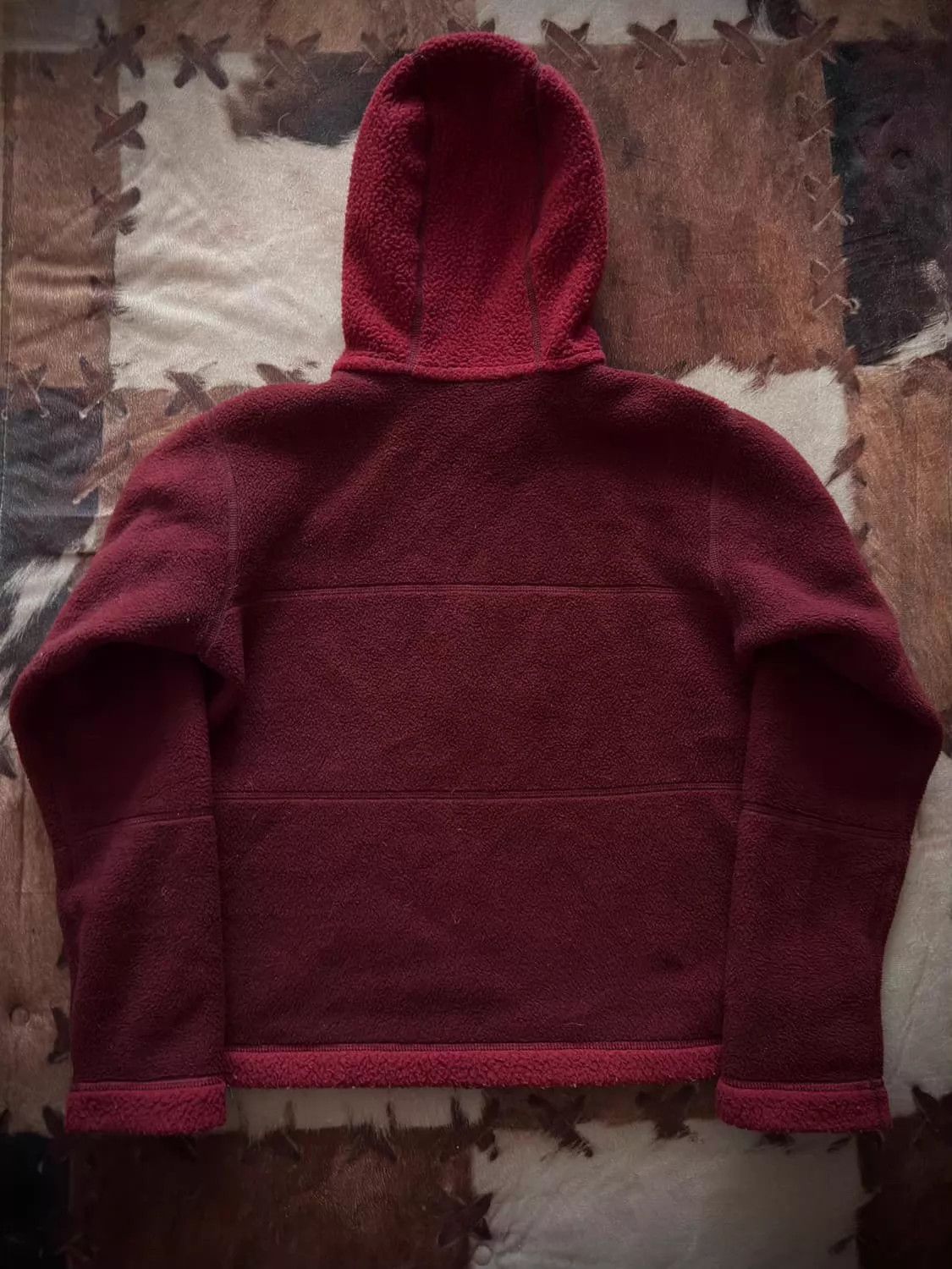 Patagonia Patagonia Vintage Burgundy Fleece Jacket Unisex Size M / US 6-8 / IT 42-44 - 2 Thumbnail
